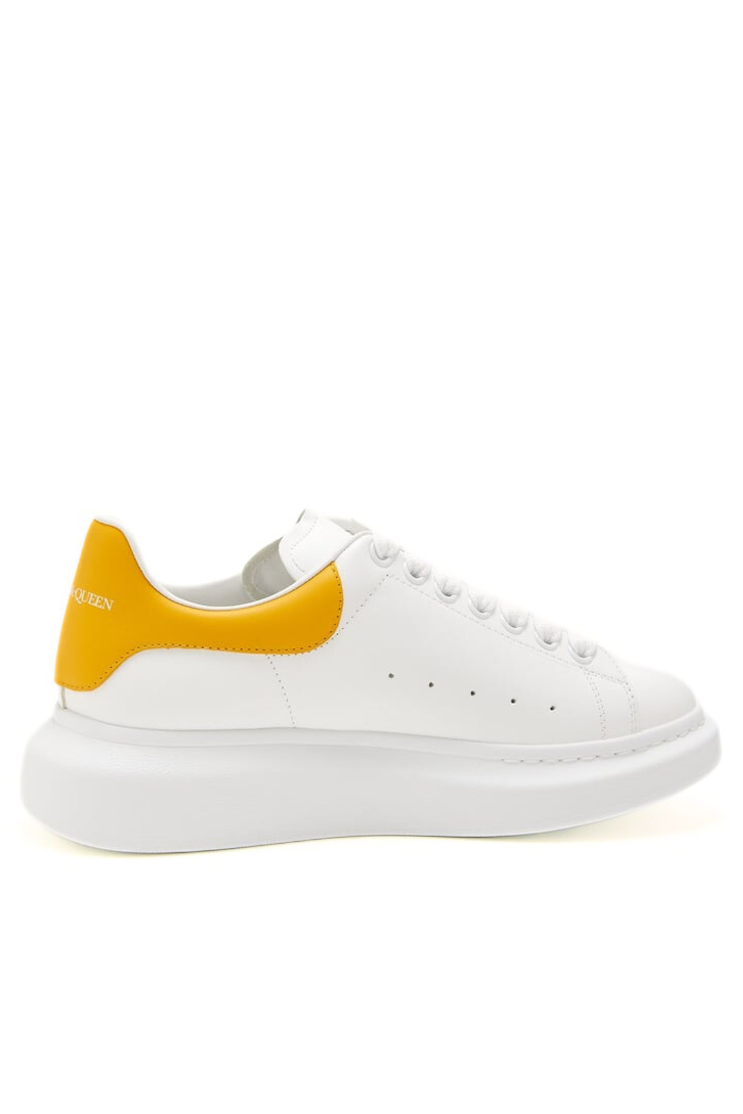 Alexander McQueen Oversized Sneaker White Ochre