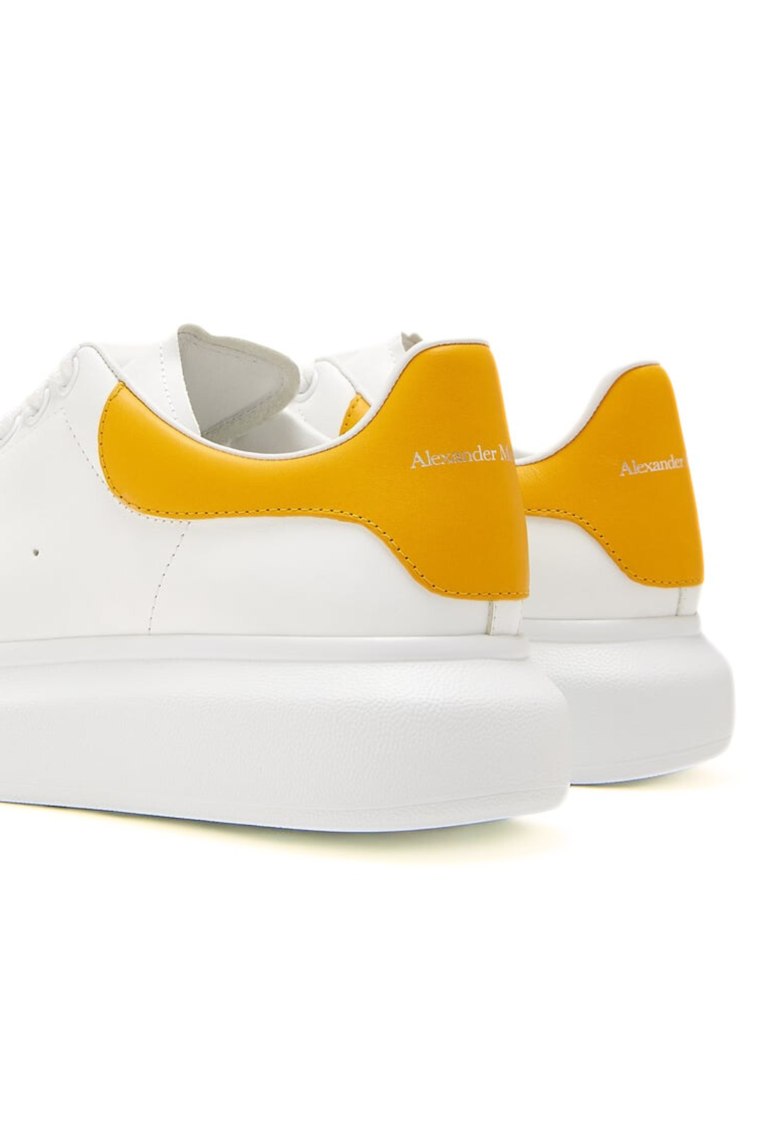 Alexander McQueen Oversized Sneaker White Ochre