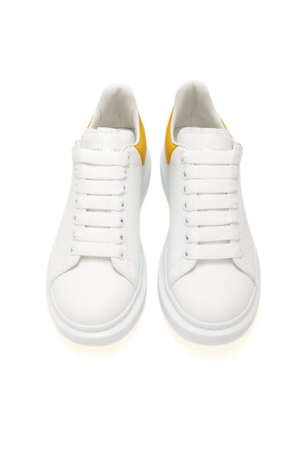 Alexander McQueen Oversized Sneaker White Ochre