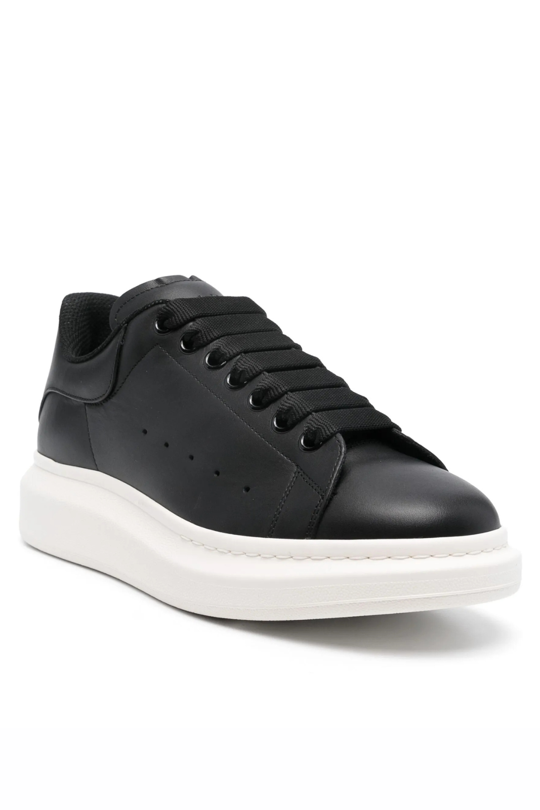 Alexander McQueen Oversized Sneaker Black White Low Top Sneakers