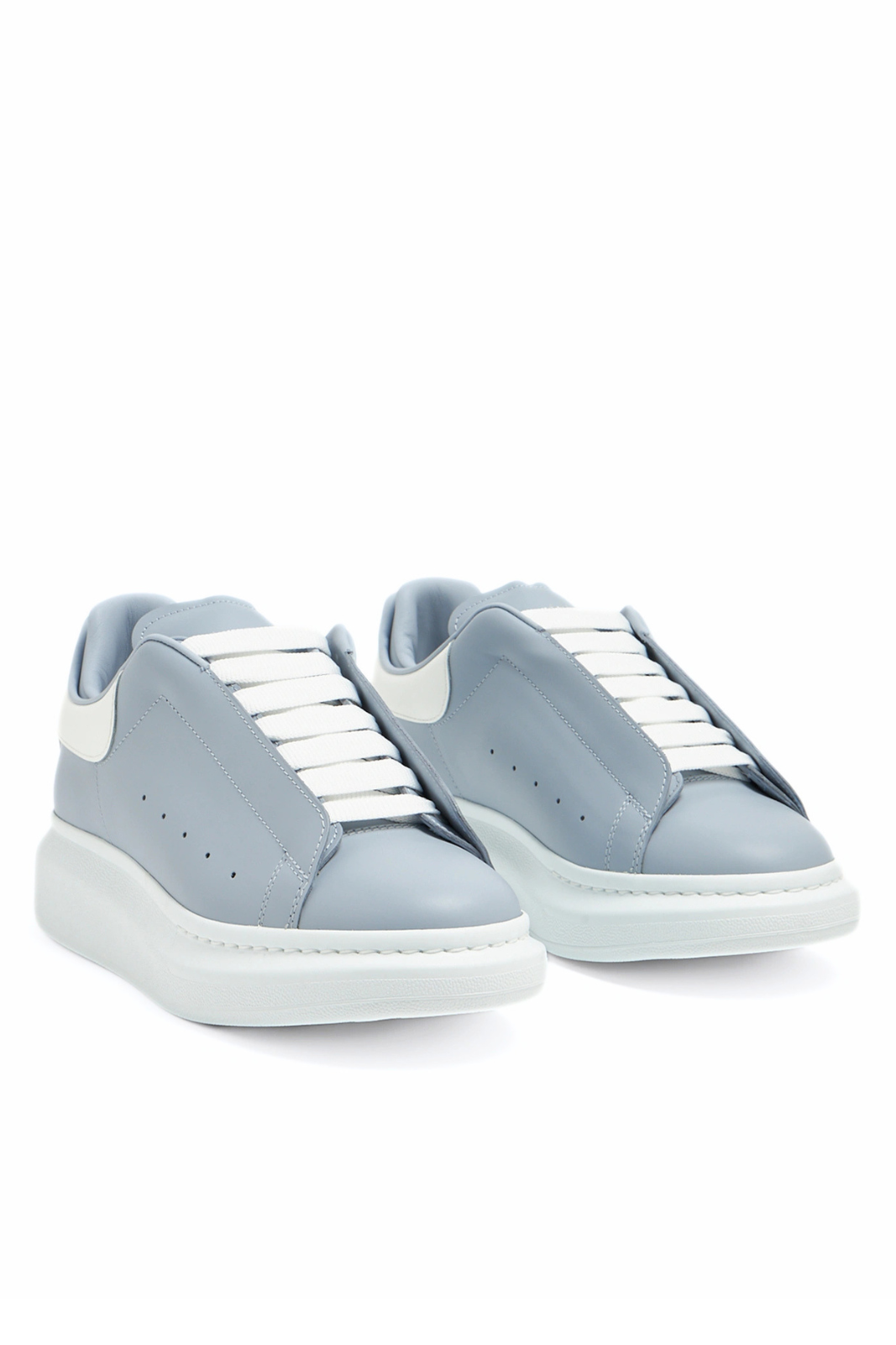 Alexander McQueen Oversized sneakers Blue-Grey Double Heel