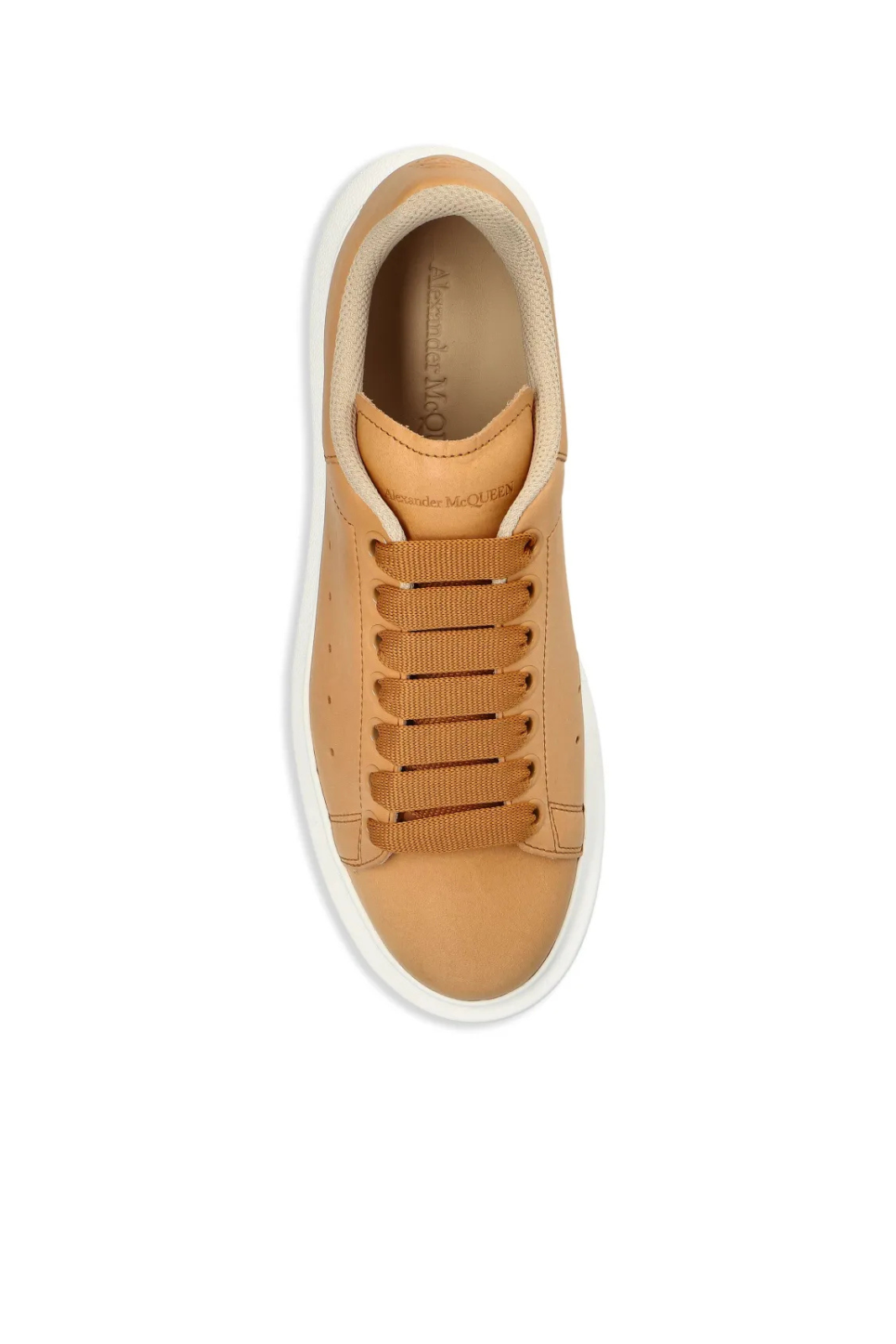 Alexander McQueen Oversized Brown White Women Sneakers