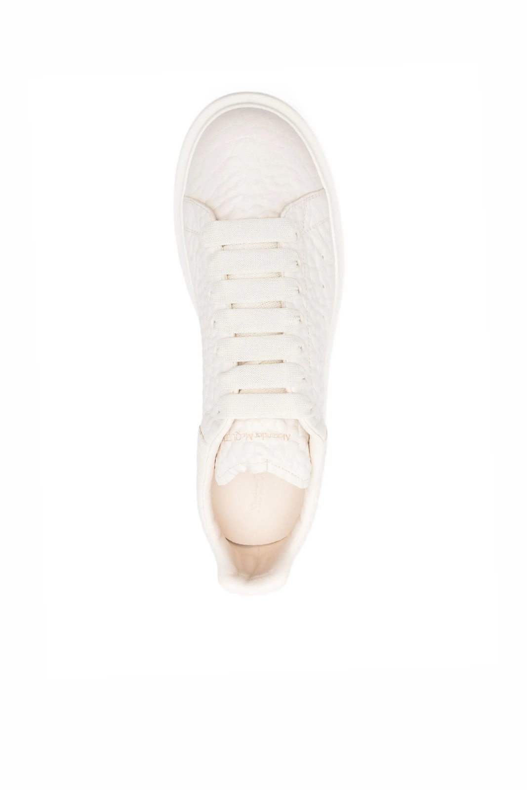 Alexander McQueen Oversized textured woman White sneakers