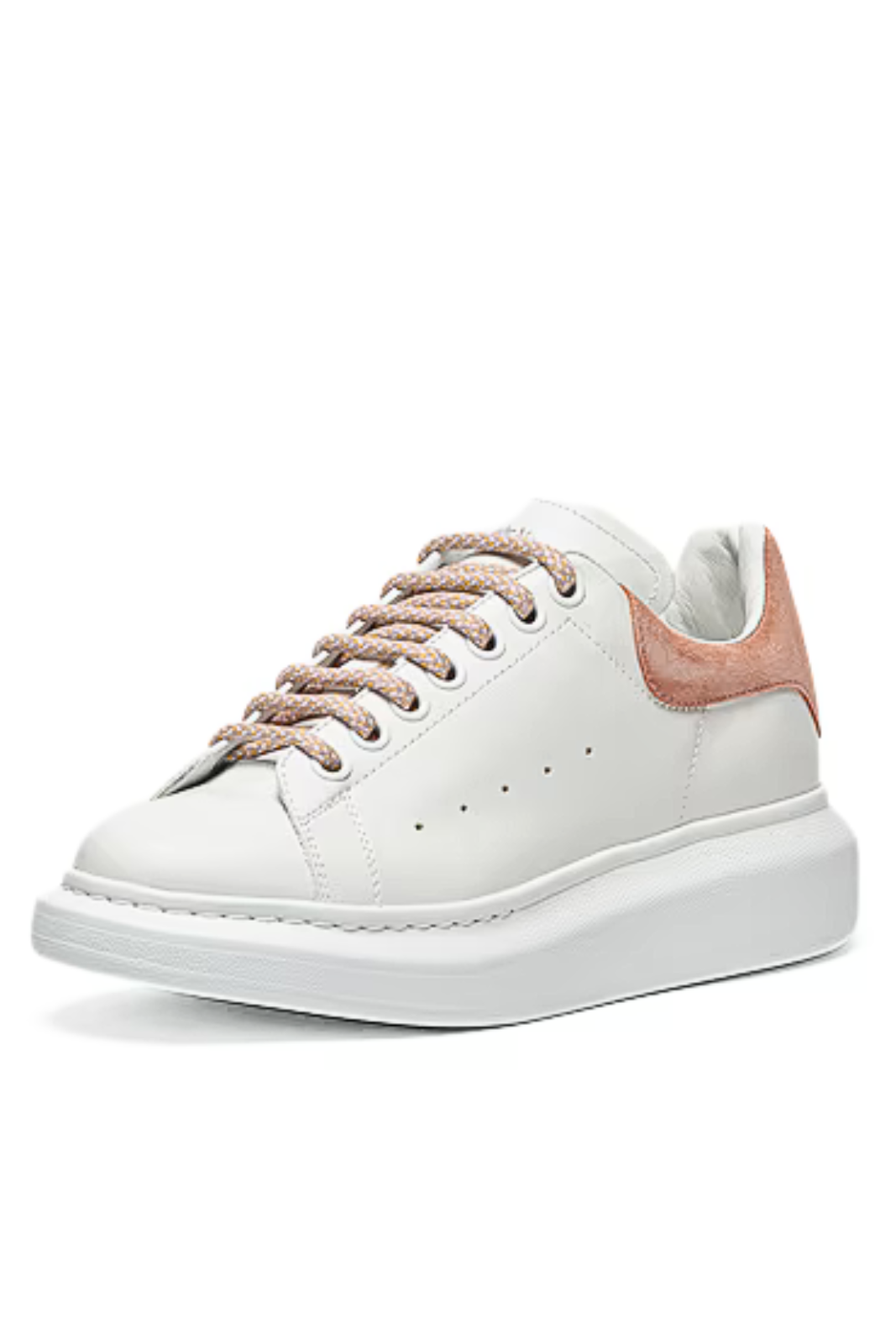 Alexander Mcqueen Womens Sneakers Oversize White Powder Pink