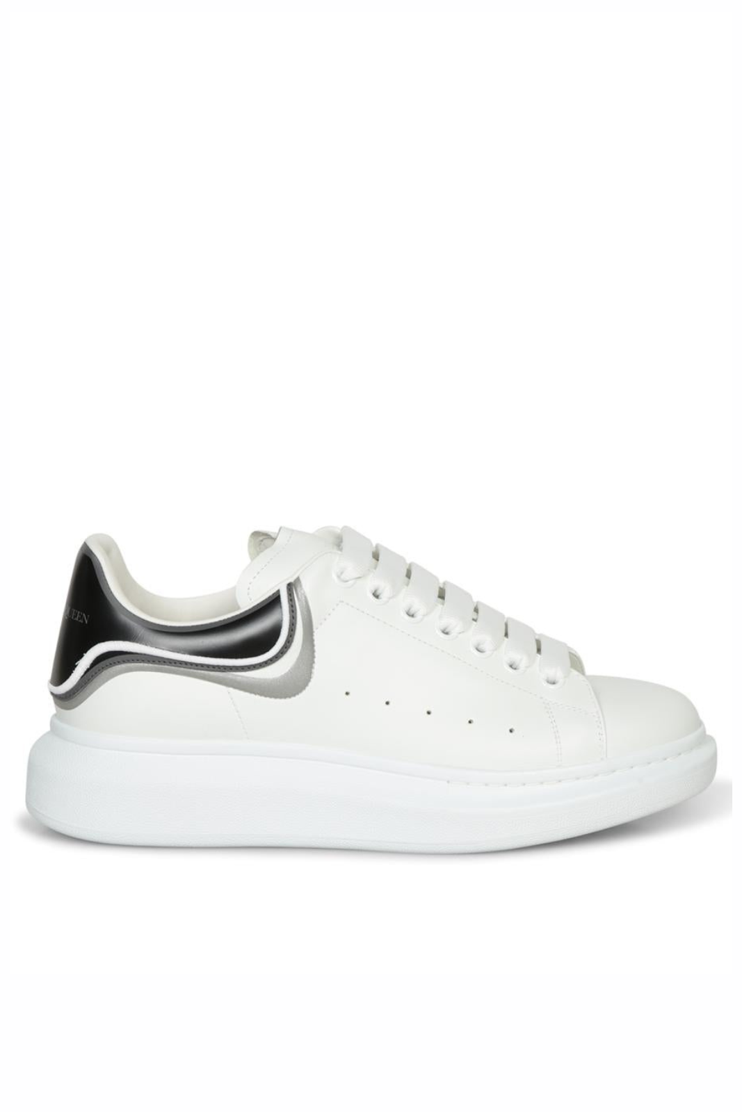 Alexander McQueen oversized Man White Black Silver Man Sneakers