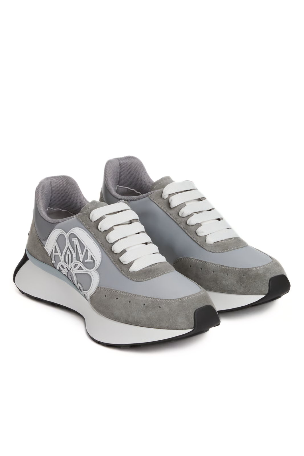 Alexander McQueen Дамски спринт бегач бяло черно