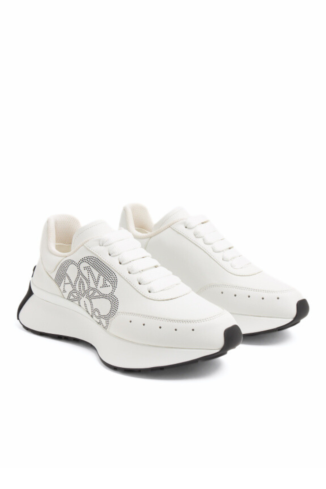 Alexander McQueen Women Sprint Runner White Black