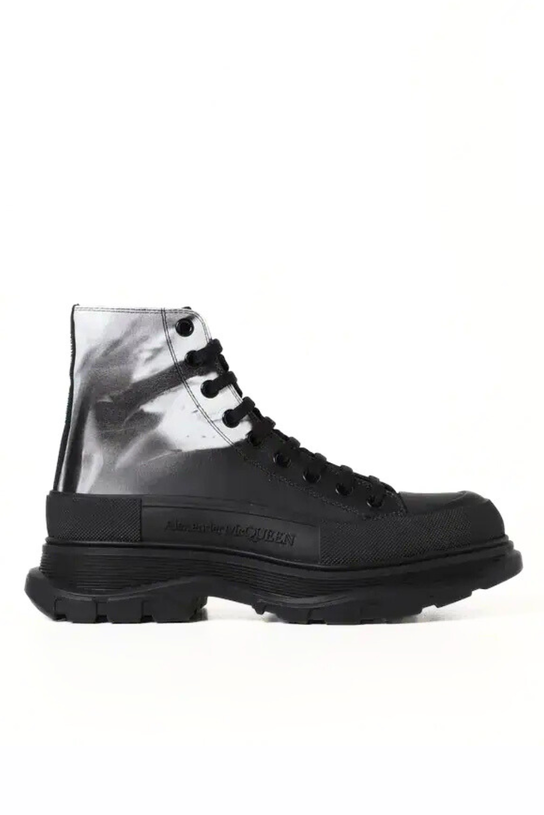 Alexander McQueen Дамски спринт бегач бяло черно