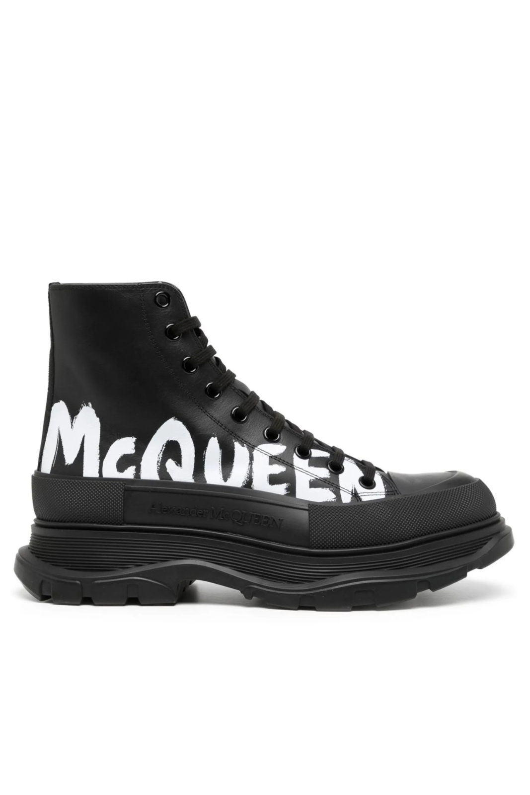 Alexander McQueen Дамски спринт бегач бяло черно