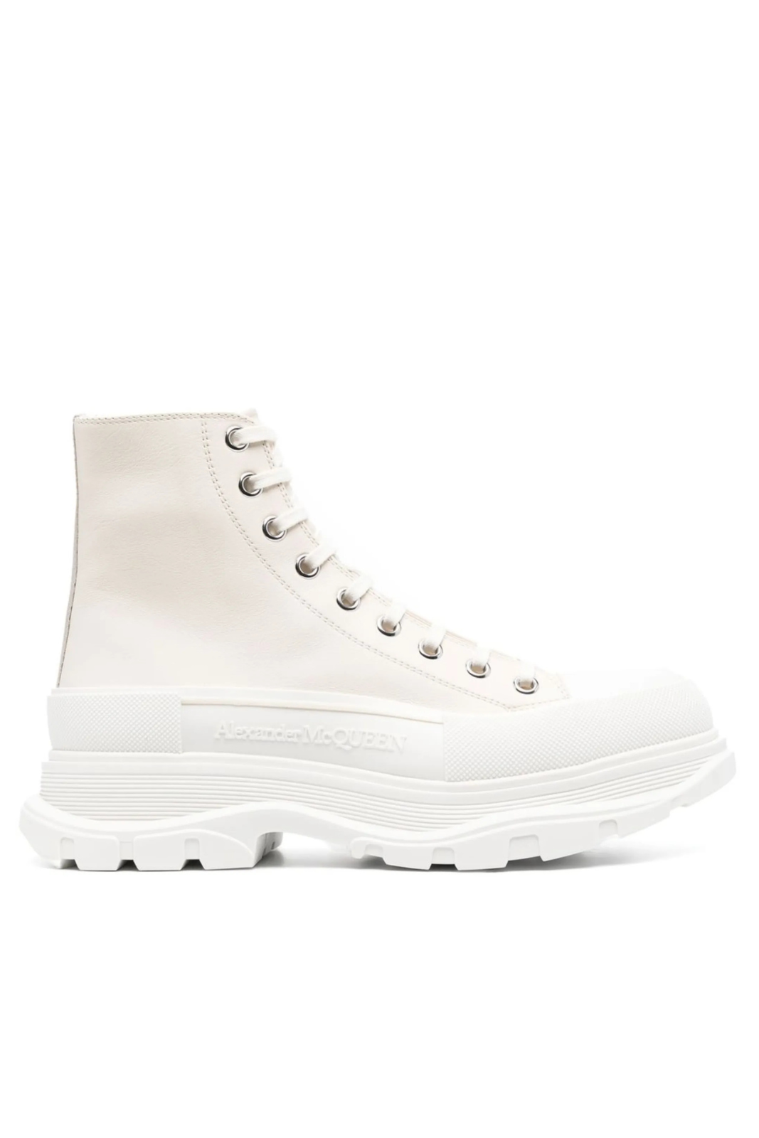 Alexander McQueen Дамски спринт бегач бяло черно