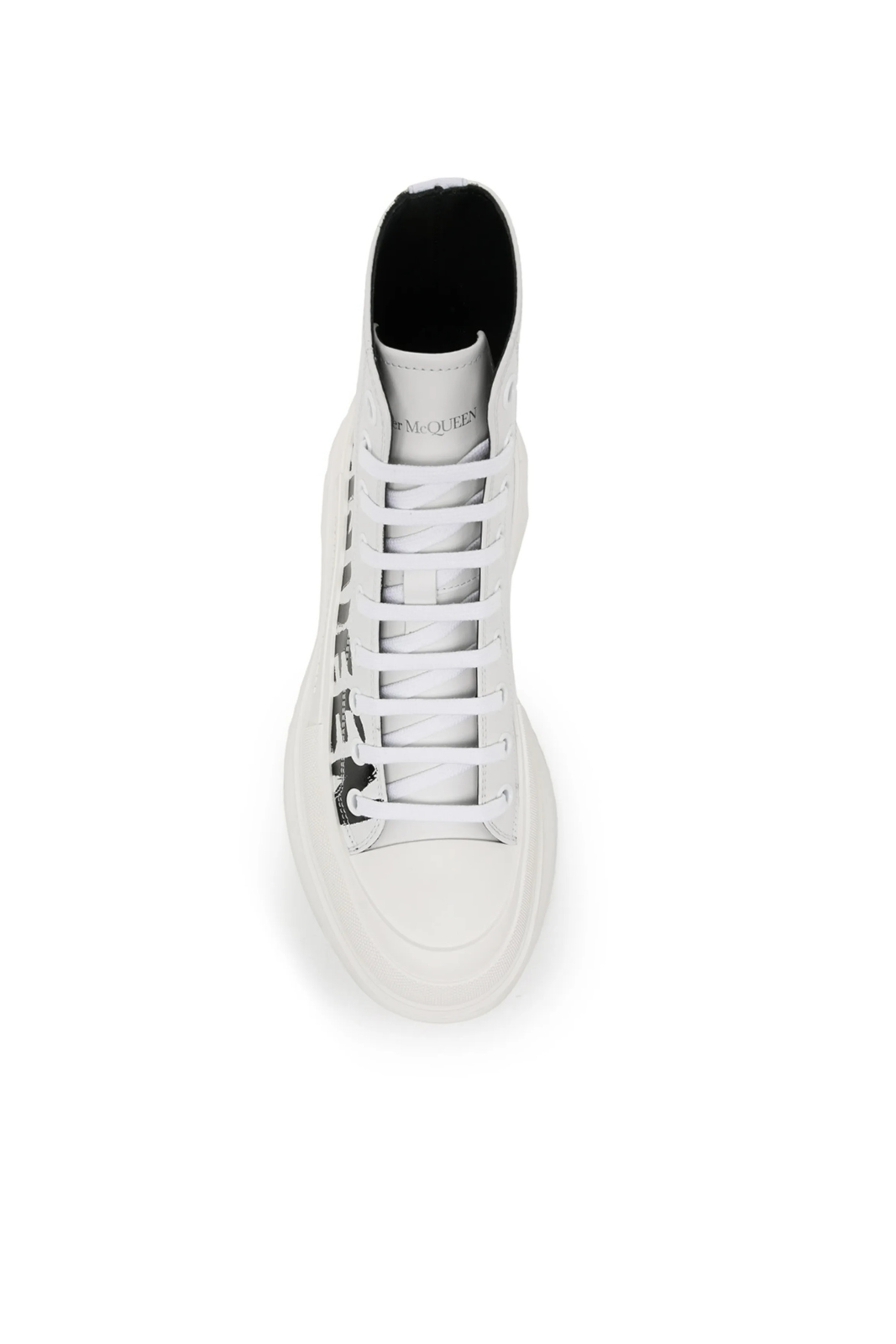 Alexander McQueen Tread Slick Boots White Black