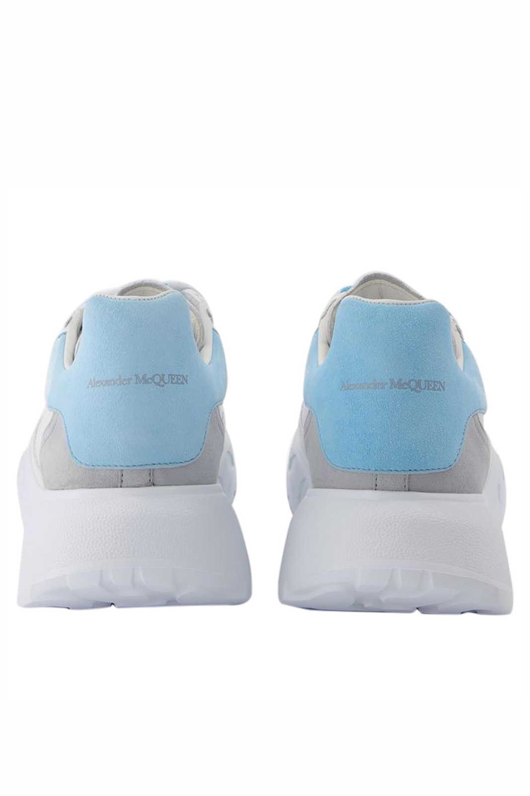 Alexander Mcqueen New Court Sneakers in White and Grey Leather Multiple colors