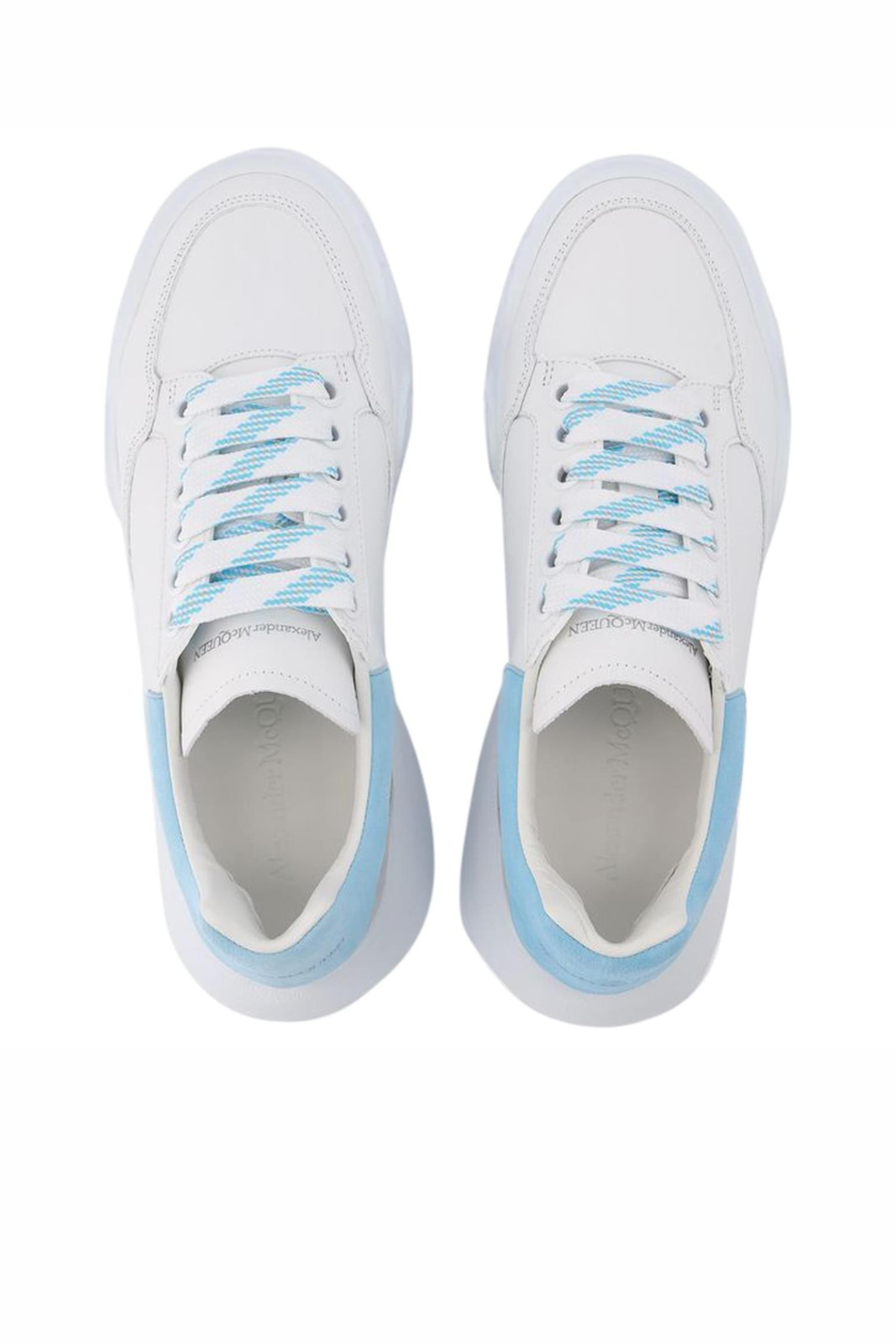 Alexander Mcqueen New Court Sneakers in White and Grey Leather Multiple colors