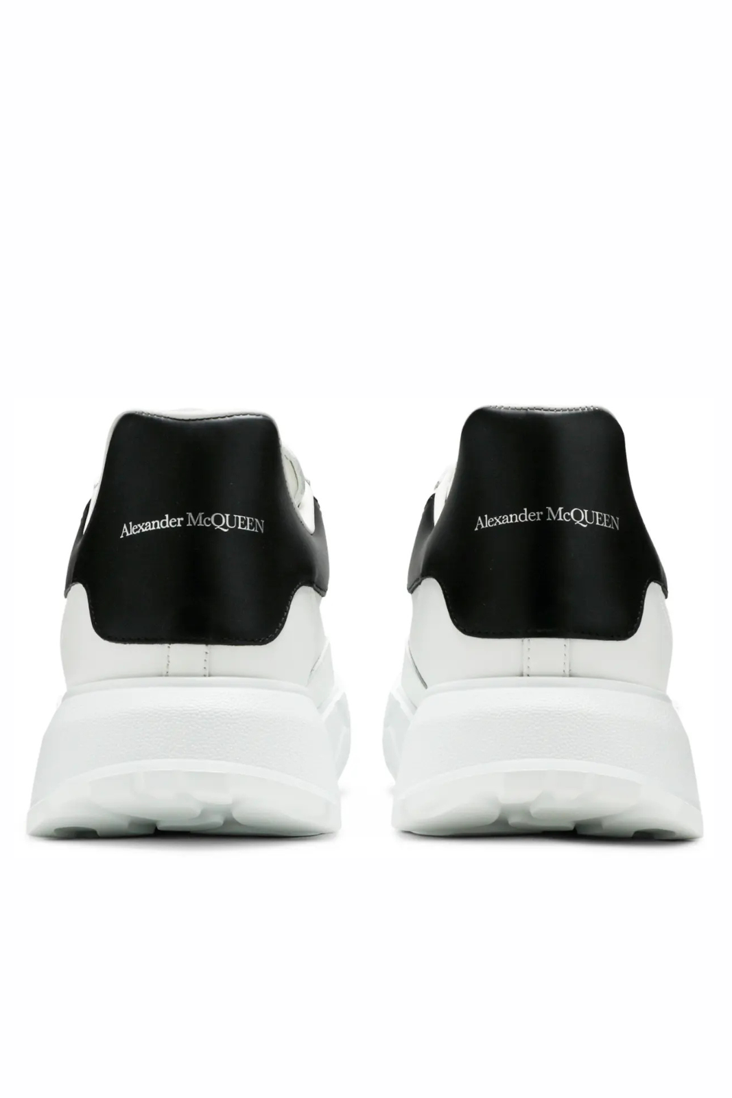 Alexander Mcqueen Larry Sneaker in White Black Leather