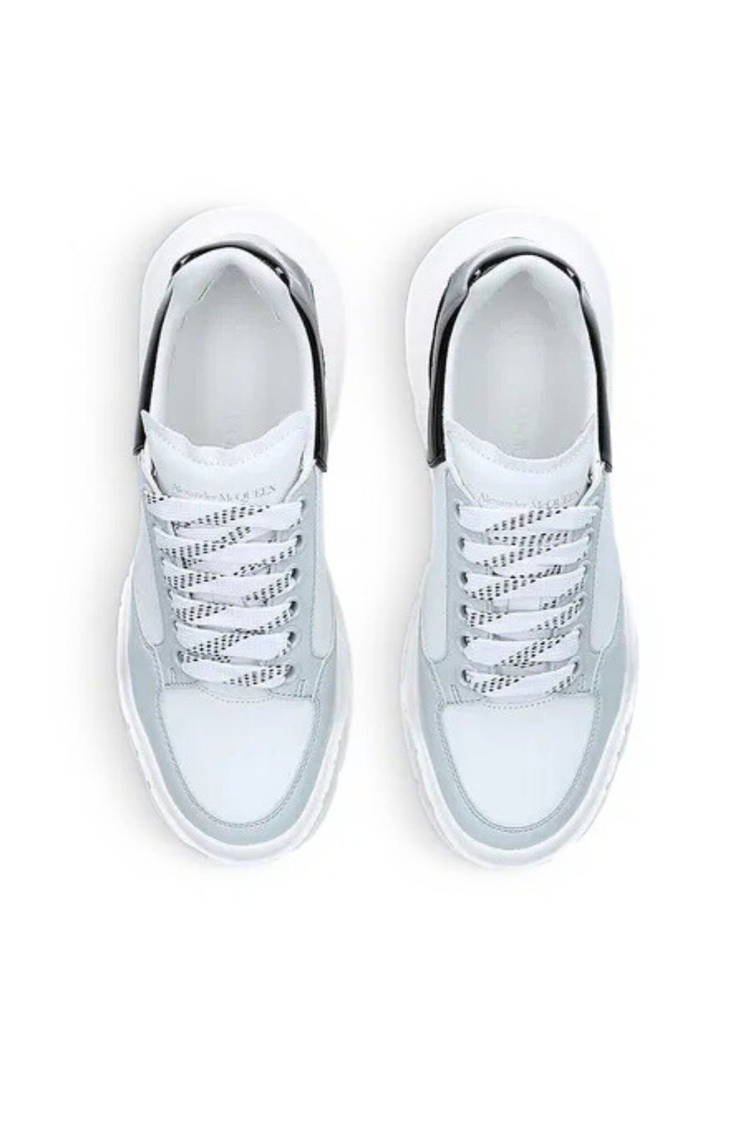 Alexander Mcqueen Oversized Court Leather Low-Top Trainers