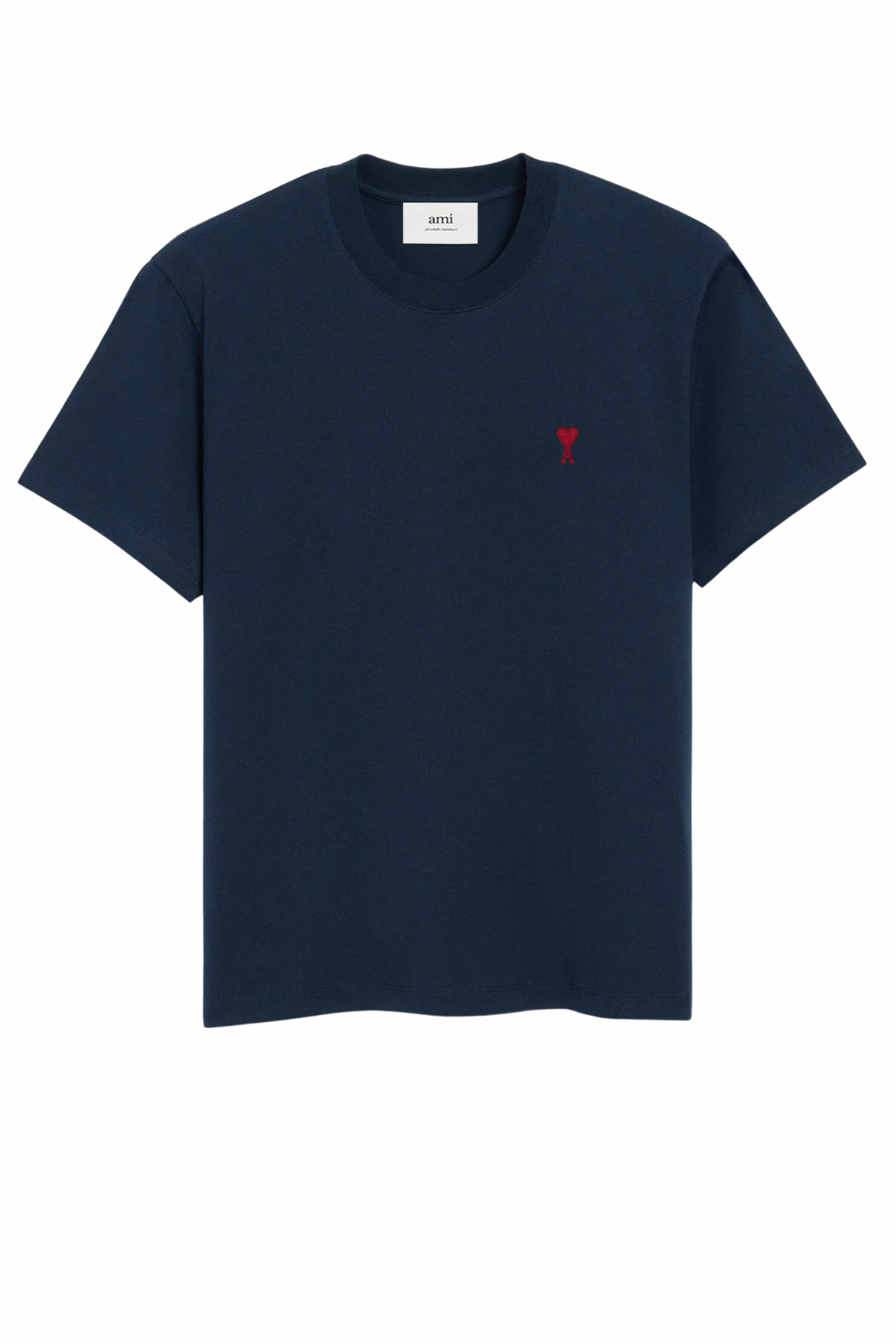 Черна унисекс тениска Ami Paris De Coeur