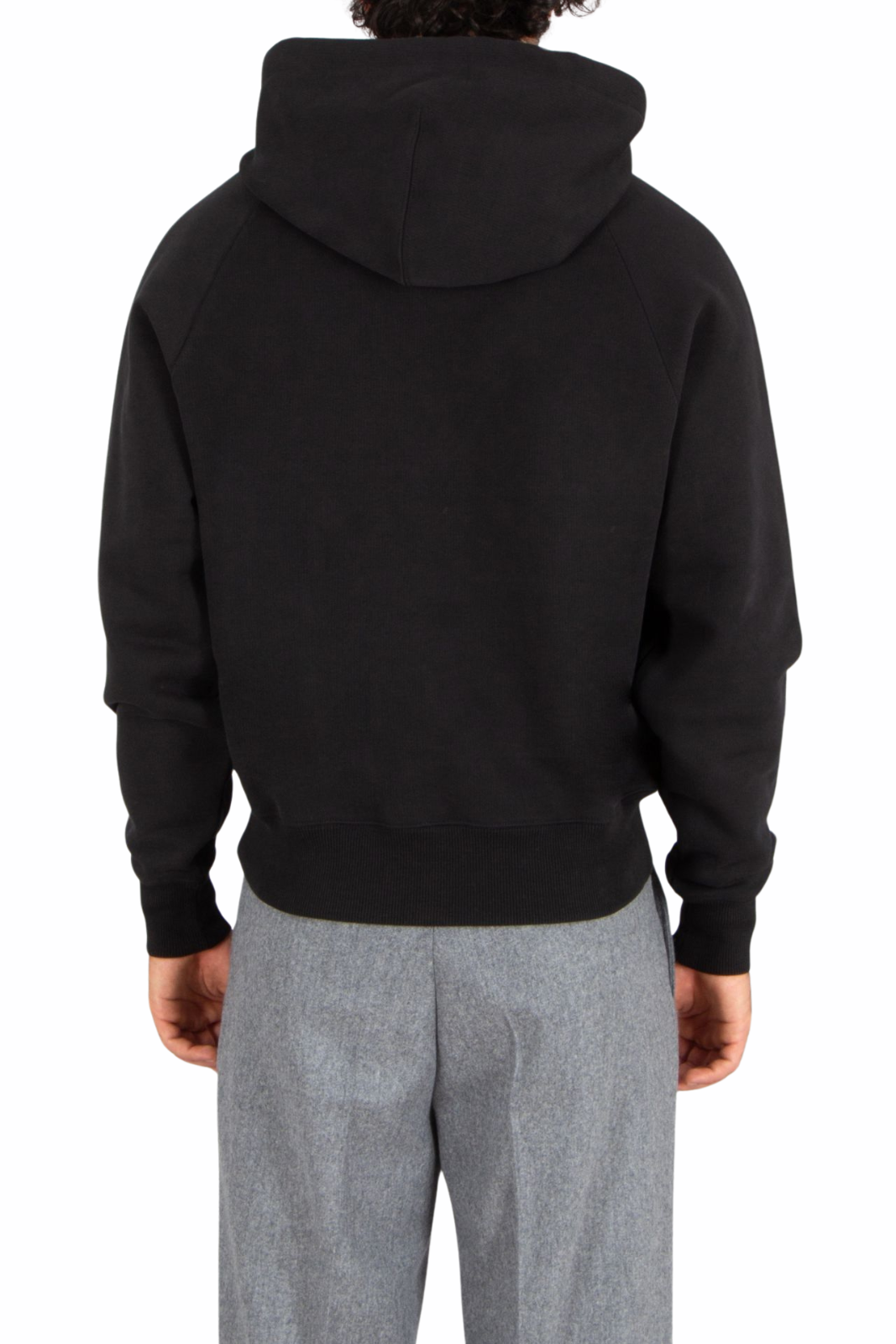 Ami Paris Boxy Fit Ami De Coeur Cotton Fleece Hoodie