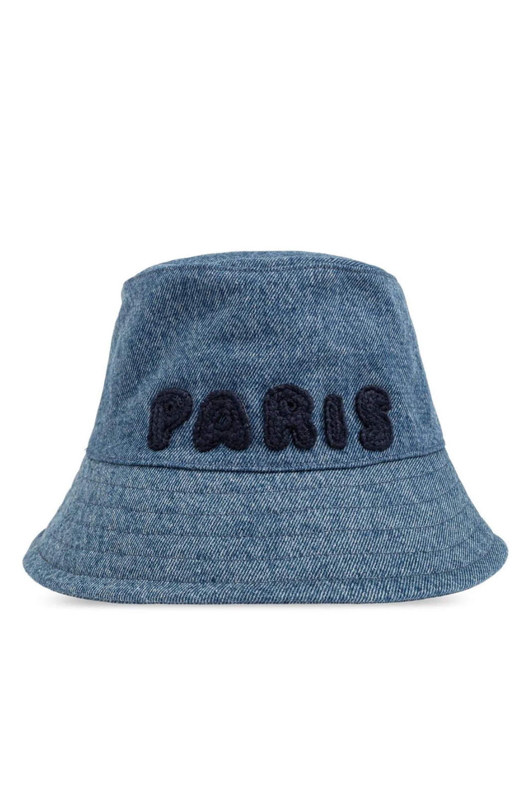 Дънкова шапка с лого на Ami Paris