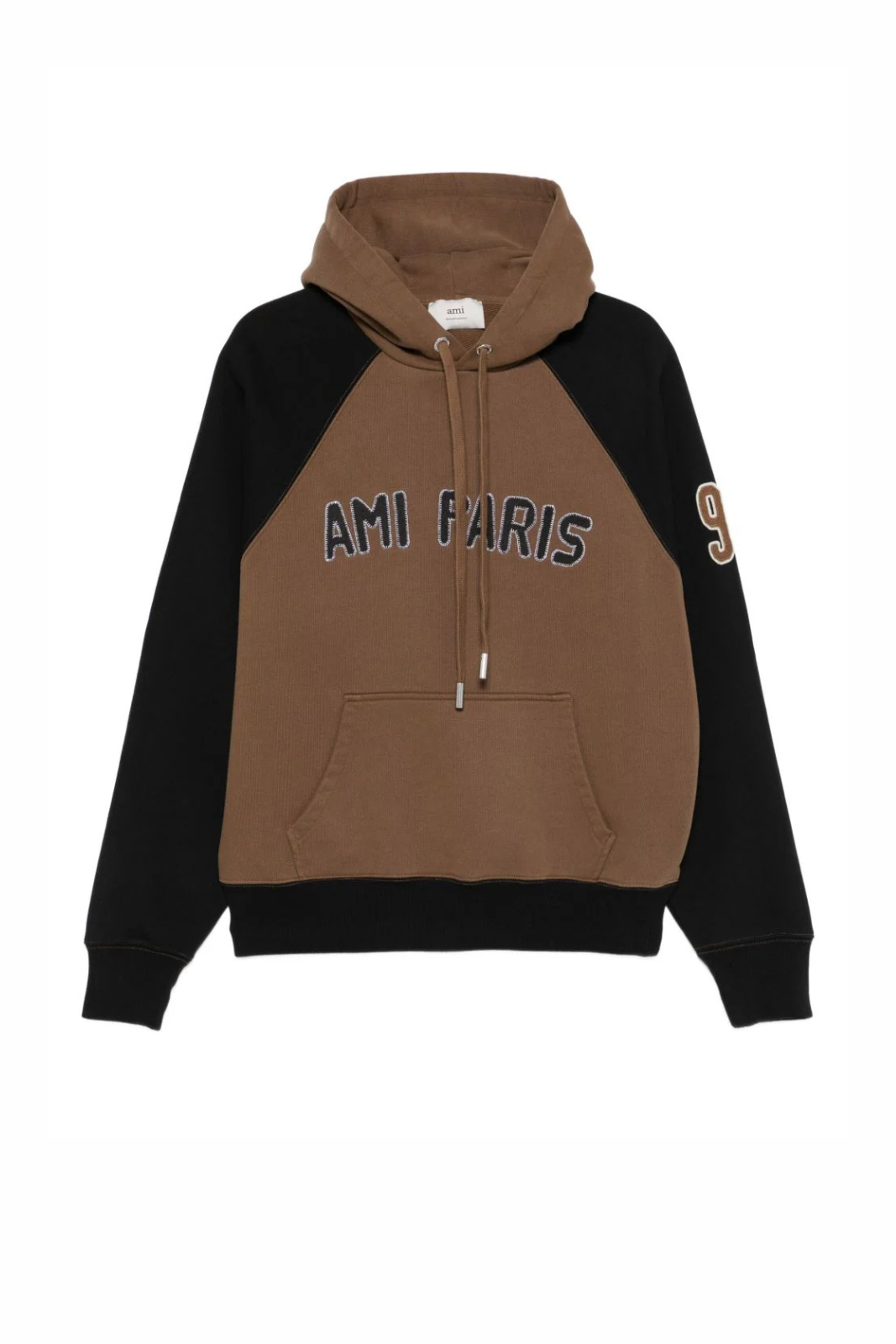 Тъмносиня плетена жилетка Ami Paris Ami de Coeur