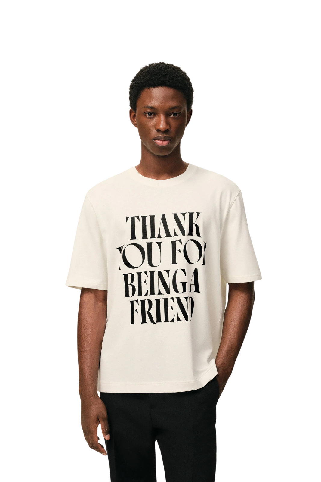 Черна унисекс тениска Ami Paris De Coeur