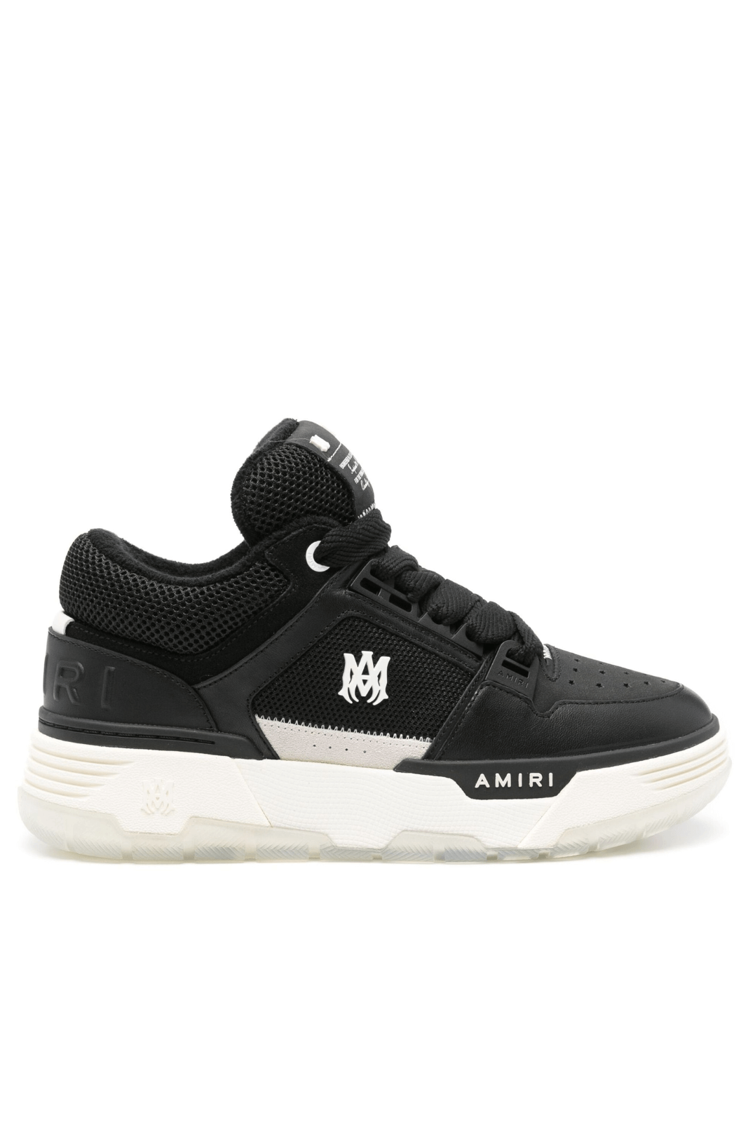 Amiri MA-1 Black Leather and Mesh Men Sneakers