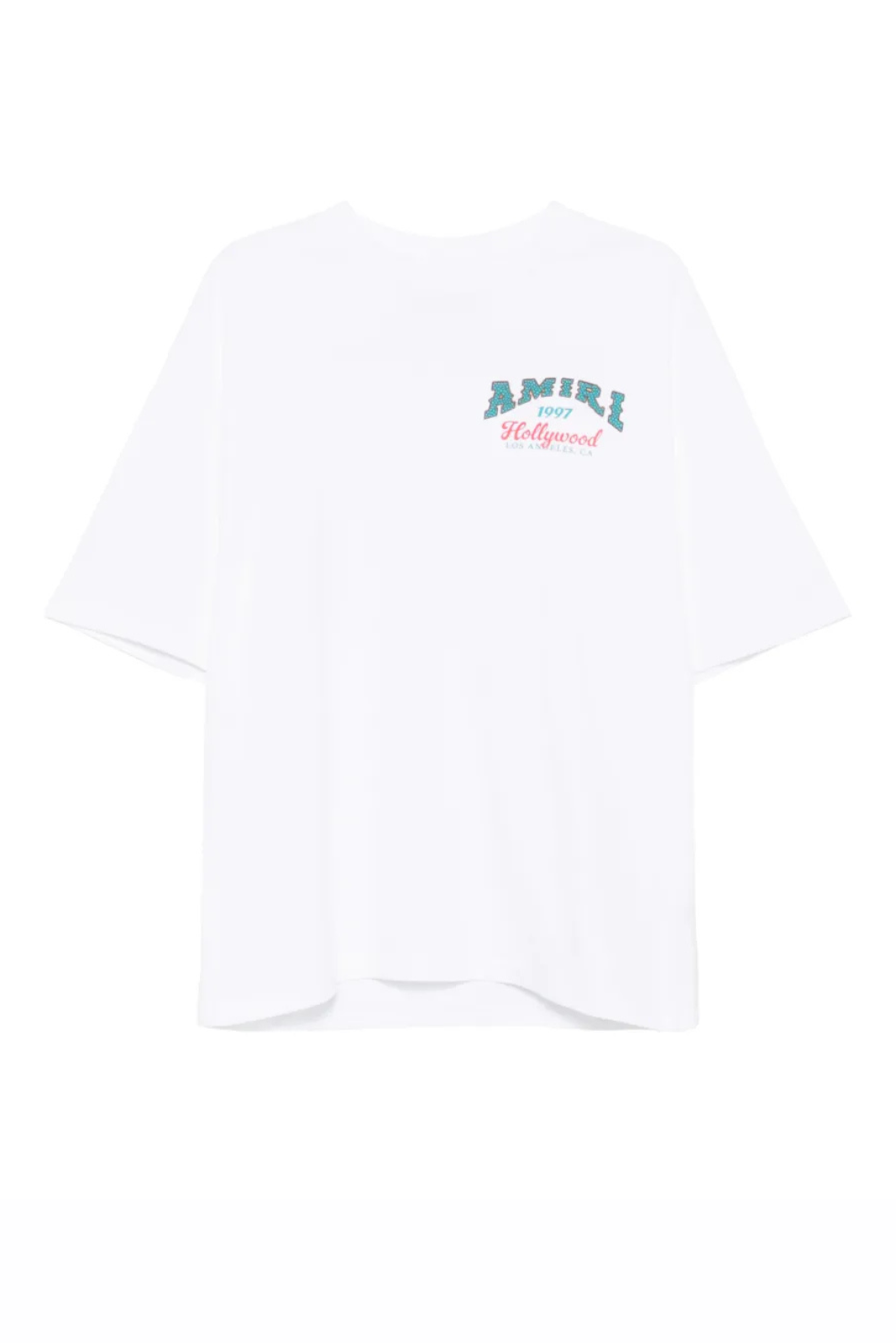 Amiri White Hollywood oversized T-shirt