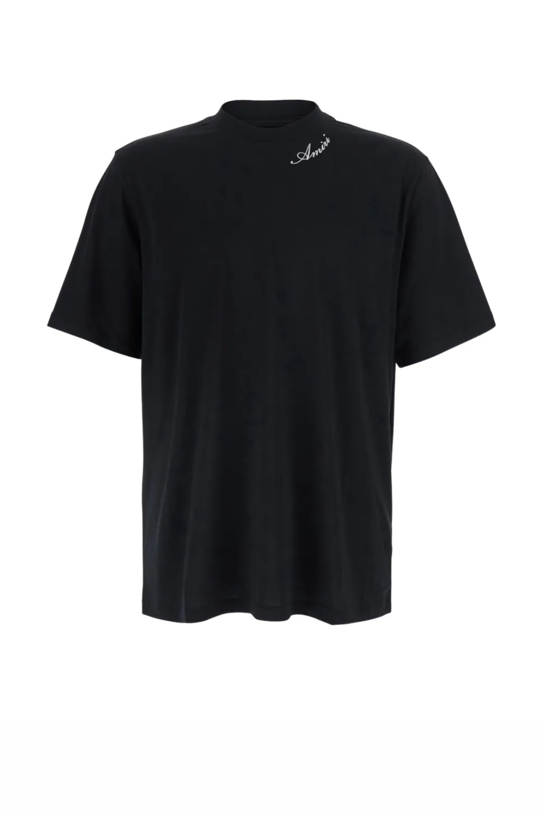 Amiri Cotton Logo-Embroidered T-Shirt Black