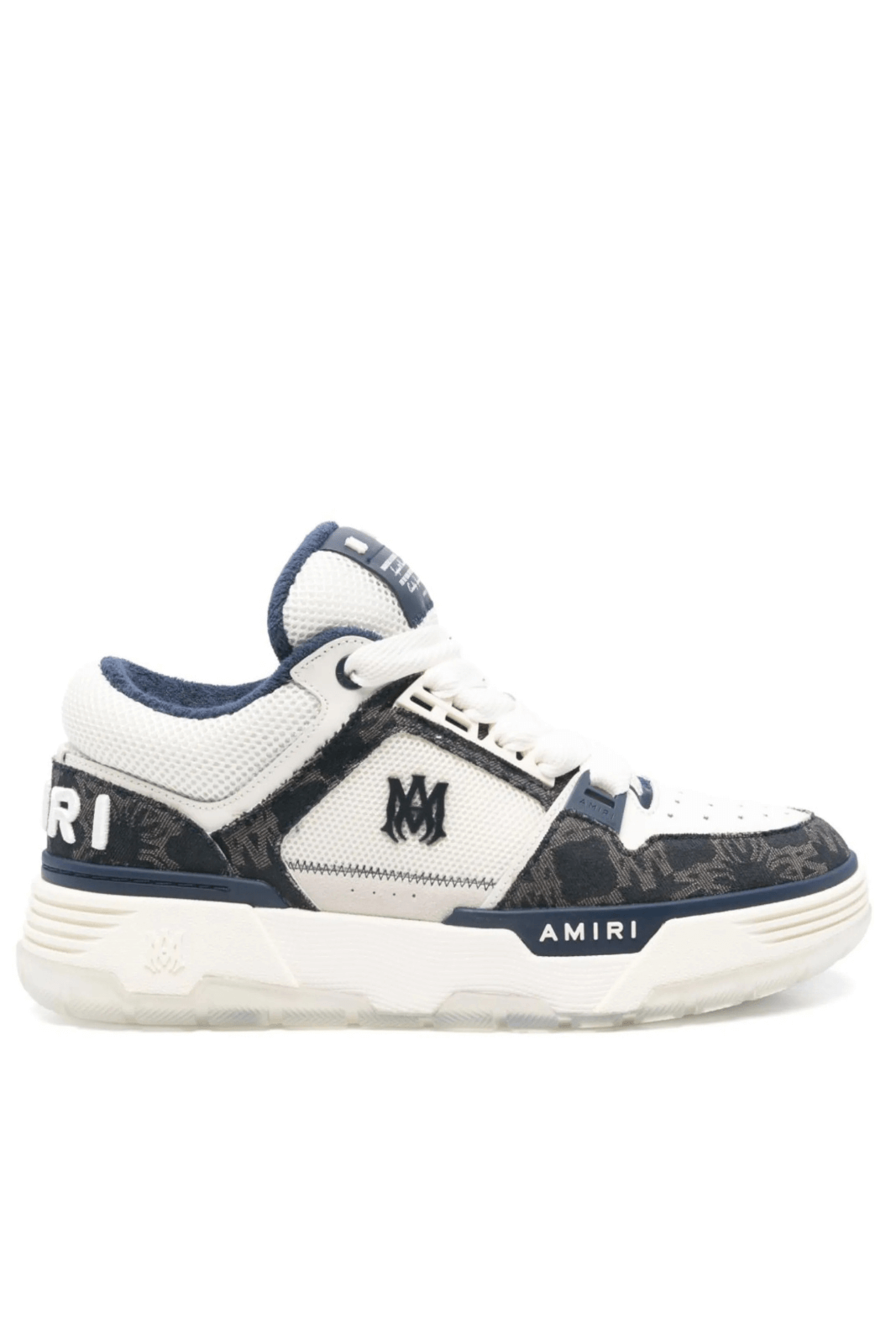 Amiri Quad MA1 Man Sneakers white blue
