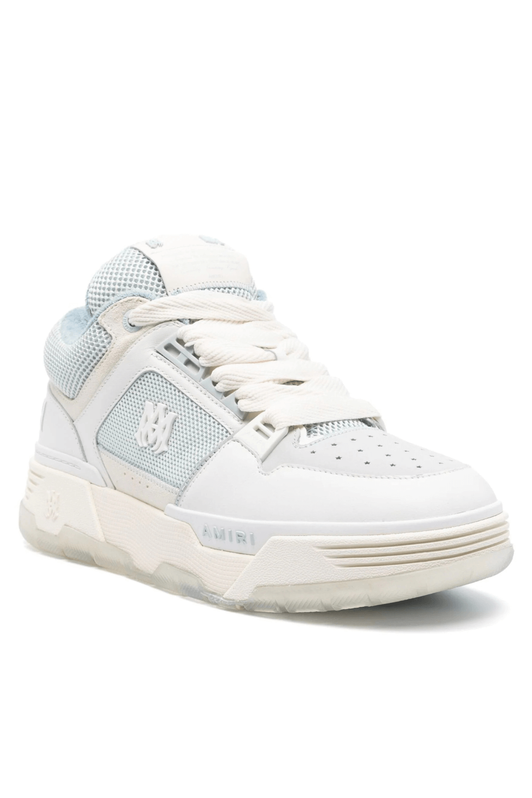 Amiri MA-1 White Baby Blue Ice Man Sneakers