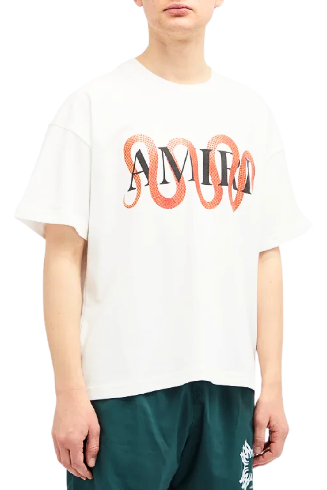 Памучна тениска Amiri с лого отпред