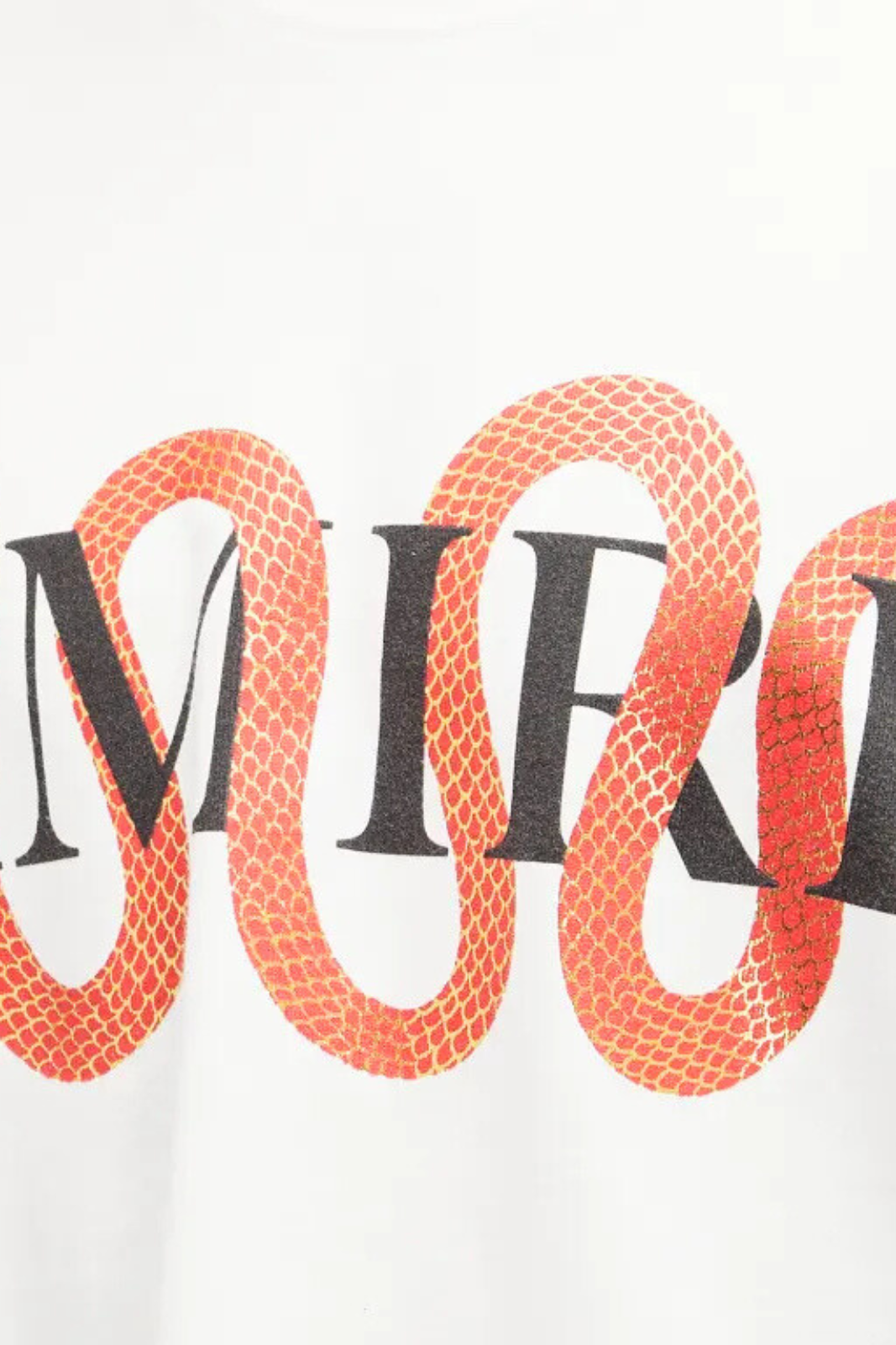 Amiri Snake Chinese New Year White T-Shirt for men