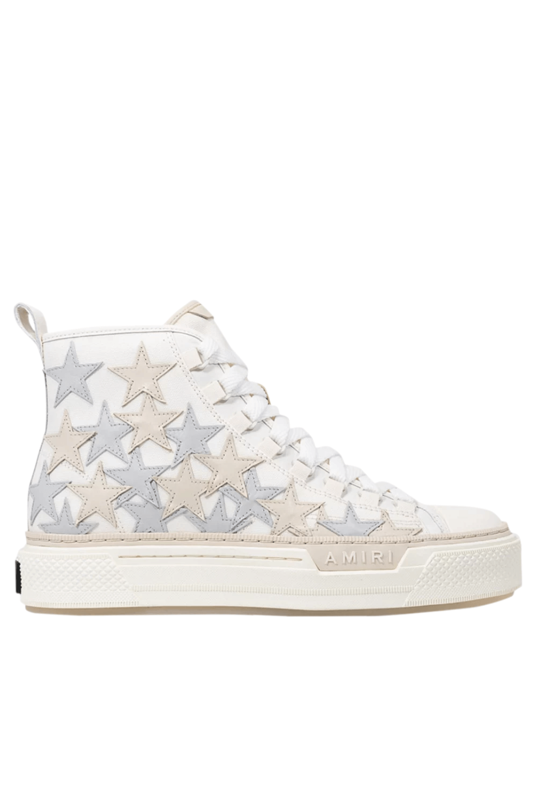 Кецове Amiri Stars Court Hi в бяло и бежово