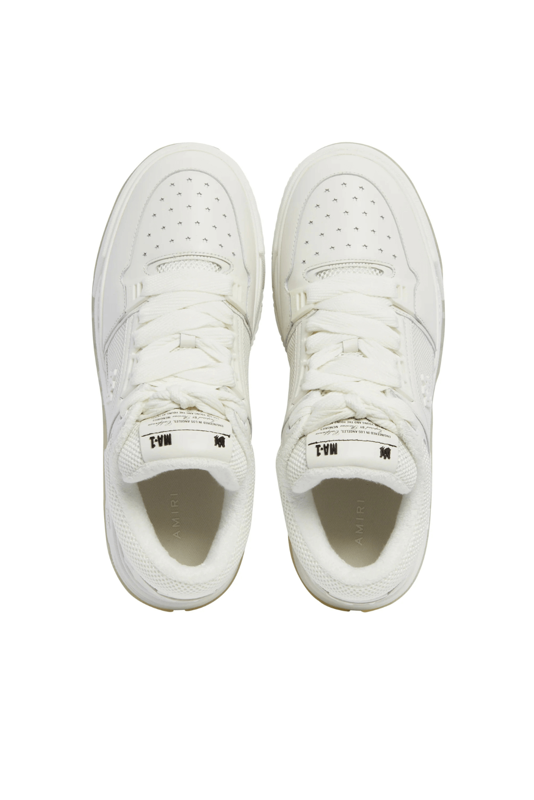 Amiri MA-1 White Leather and Mesh for men
