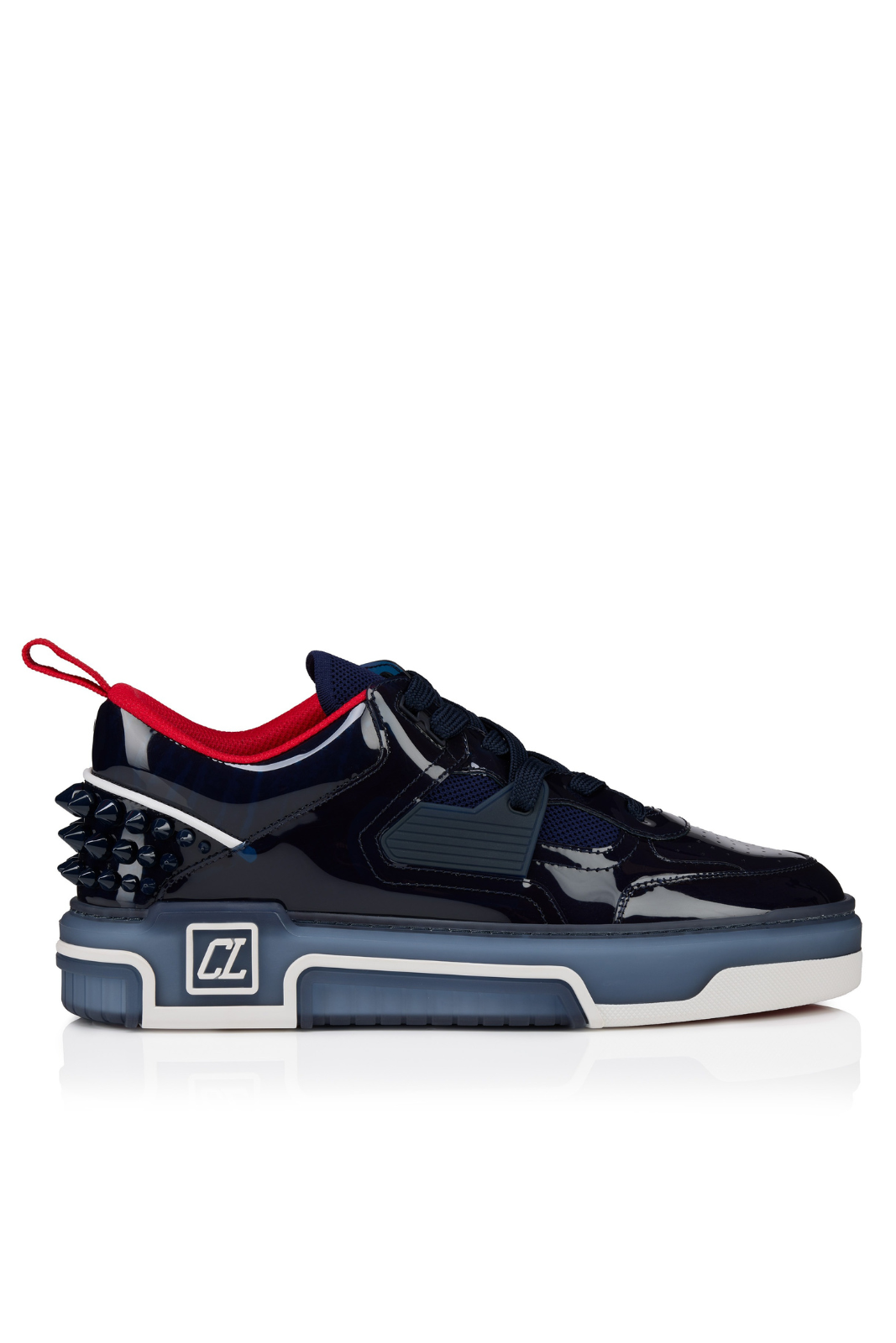 Christian Louboutin Astroloubi Mid маратонки бяло-червено