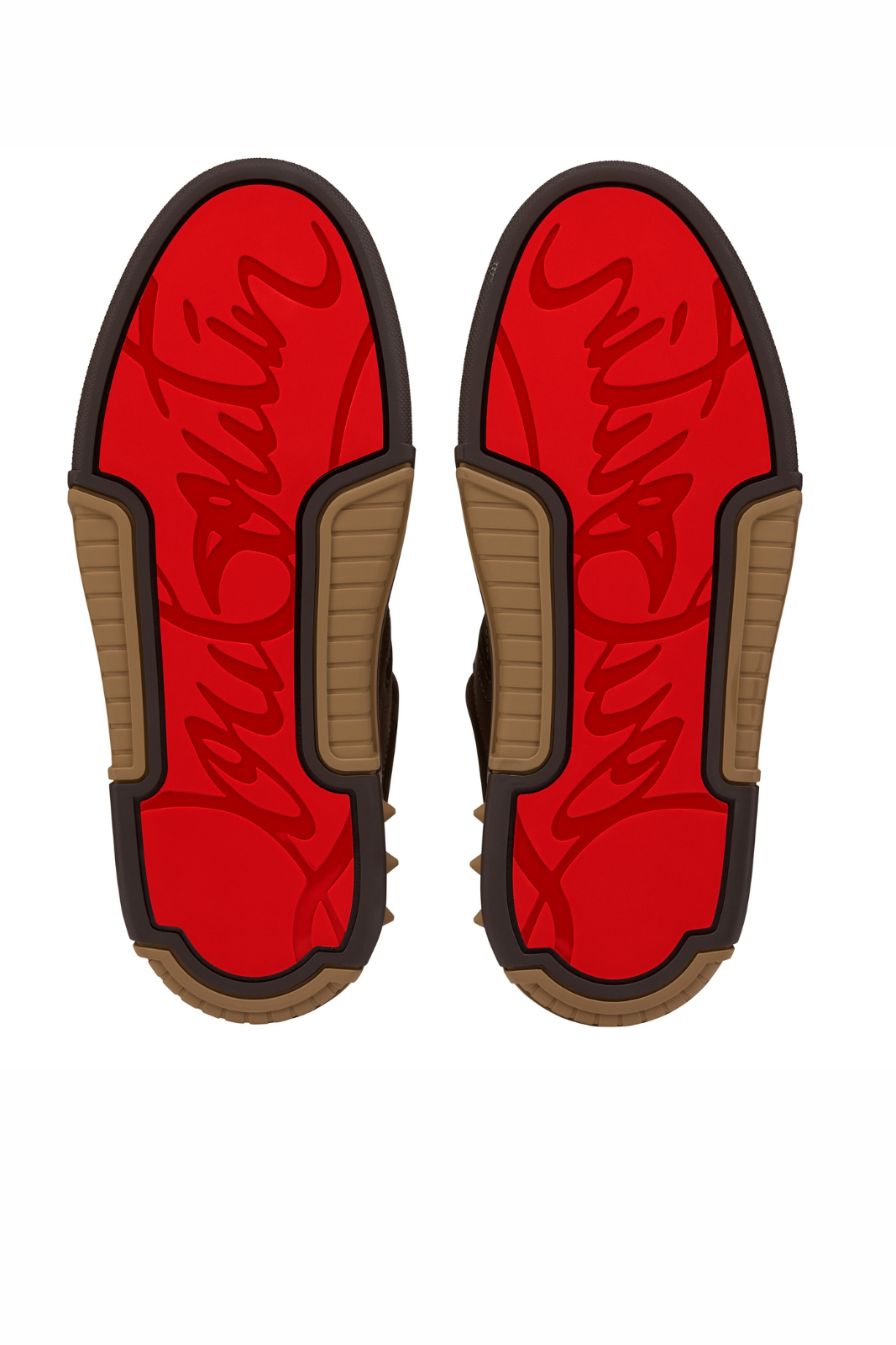 Christian Louboutin Astroloubi Sneakers Reversed calf leather Cafe Men