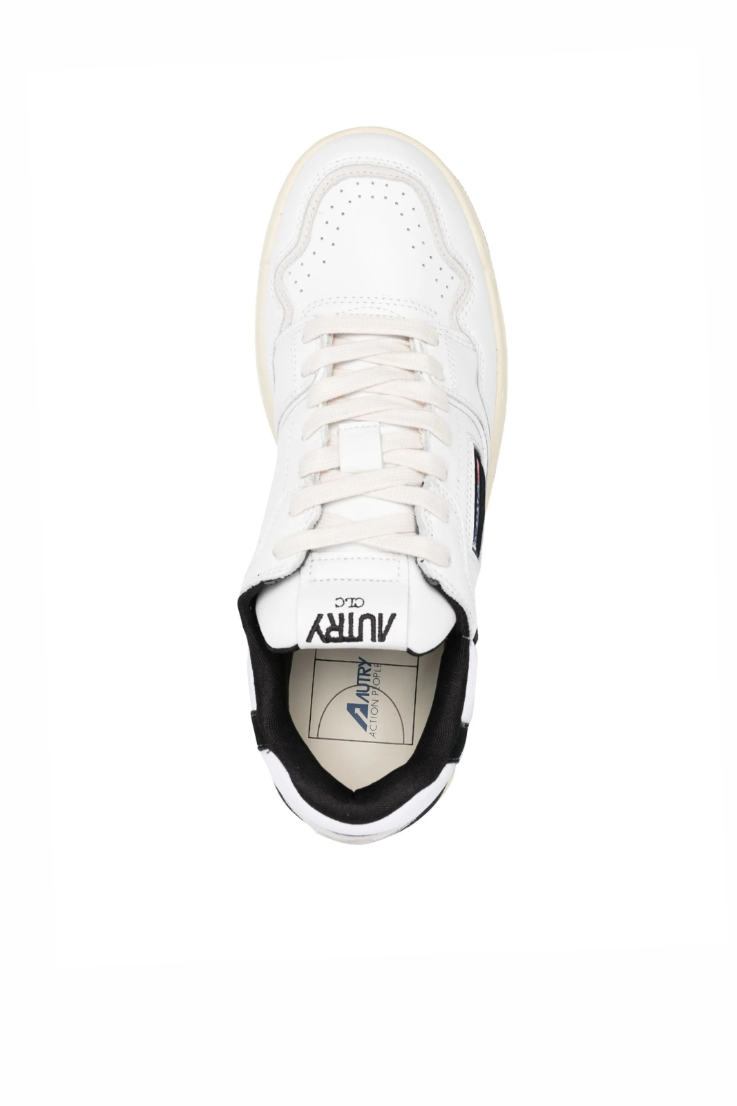 Autry Action low-top leather sneakers White Black