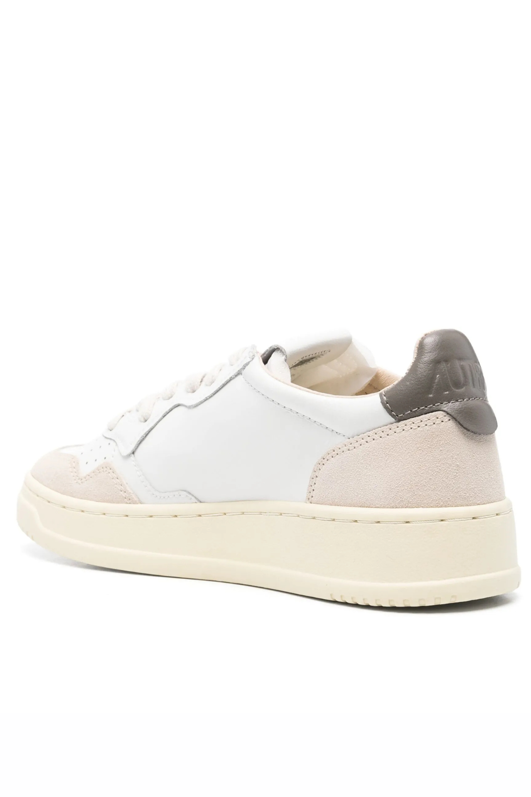 Autry Medalist low sneakers white beige green