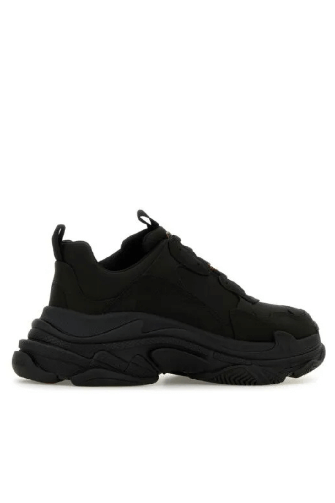 Balenciaga Black Satin Triple S men sneakers