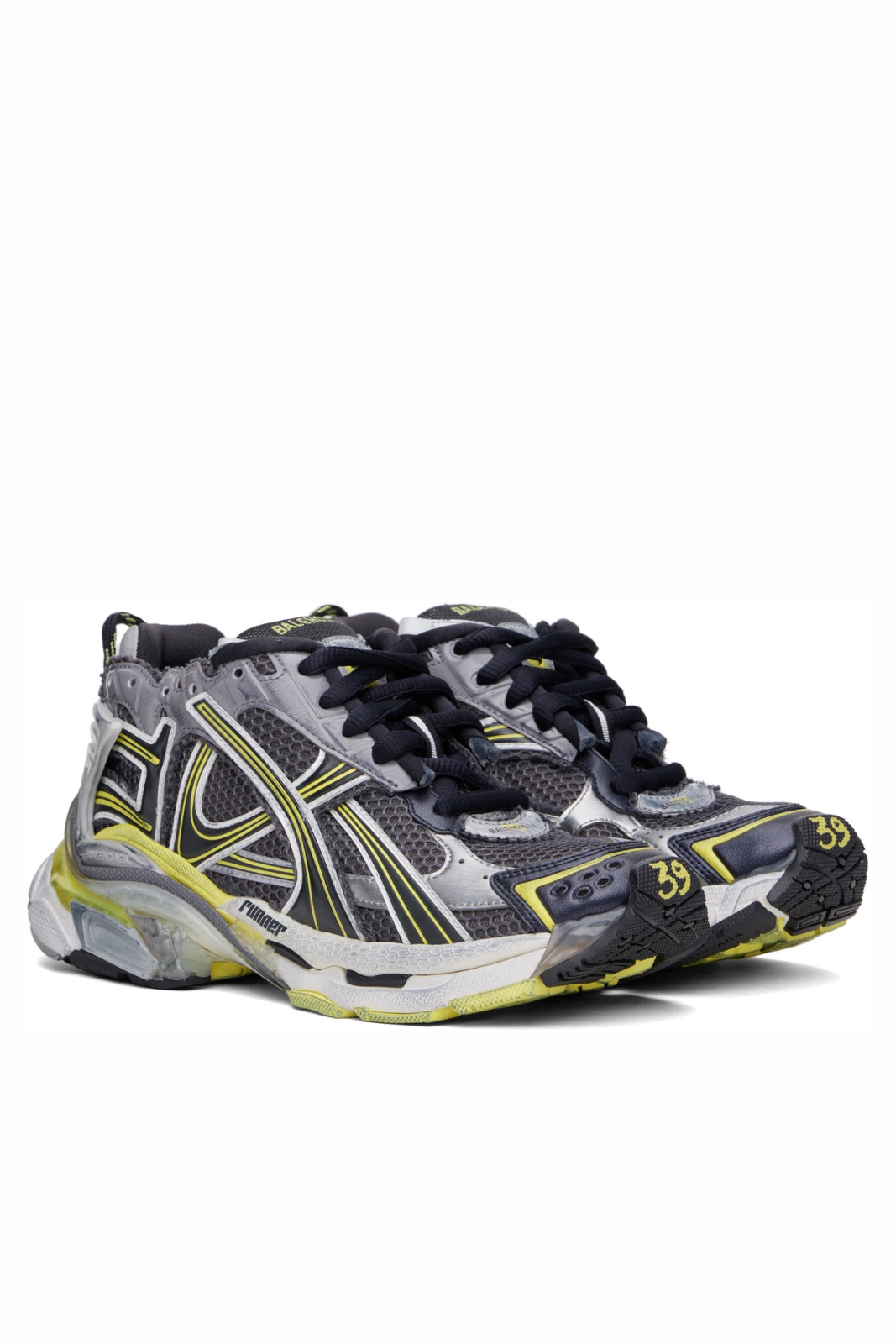 Ниски маратонки Balenciaga Track в бяло/оранжево