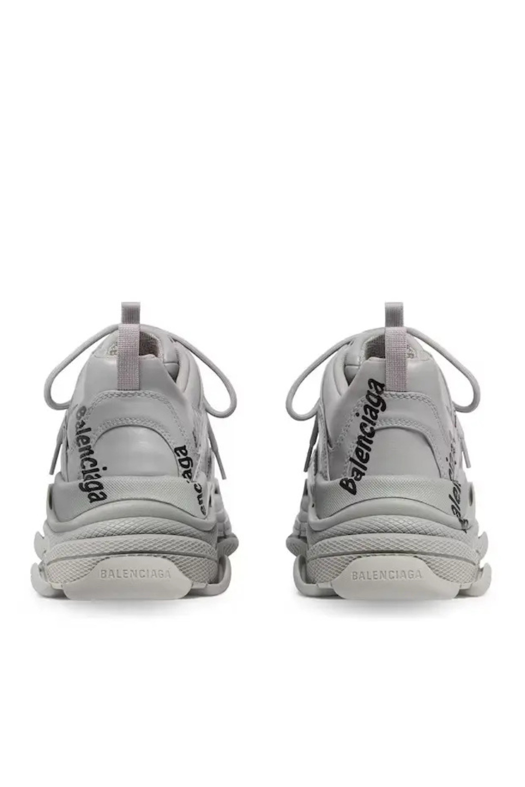 Balenciaga Triple S Logotype Sneaker Grey Black