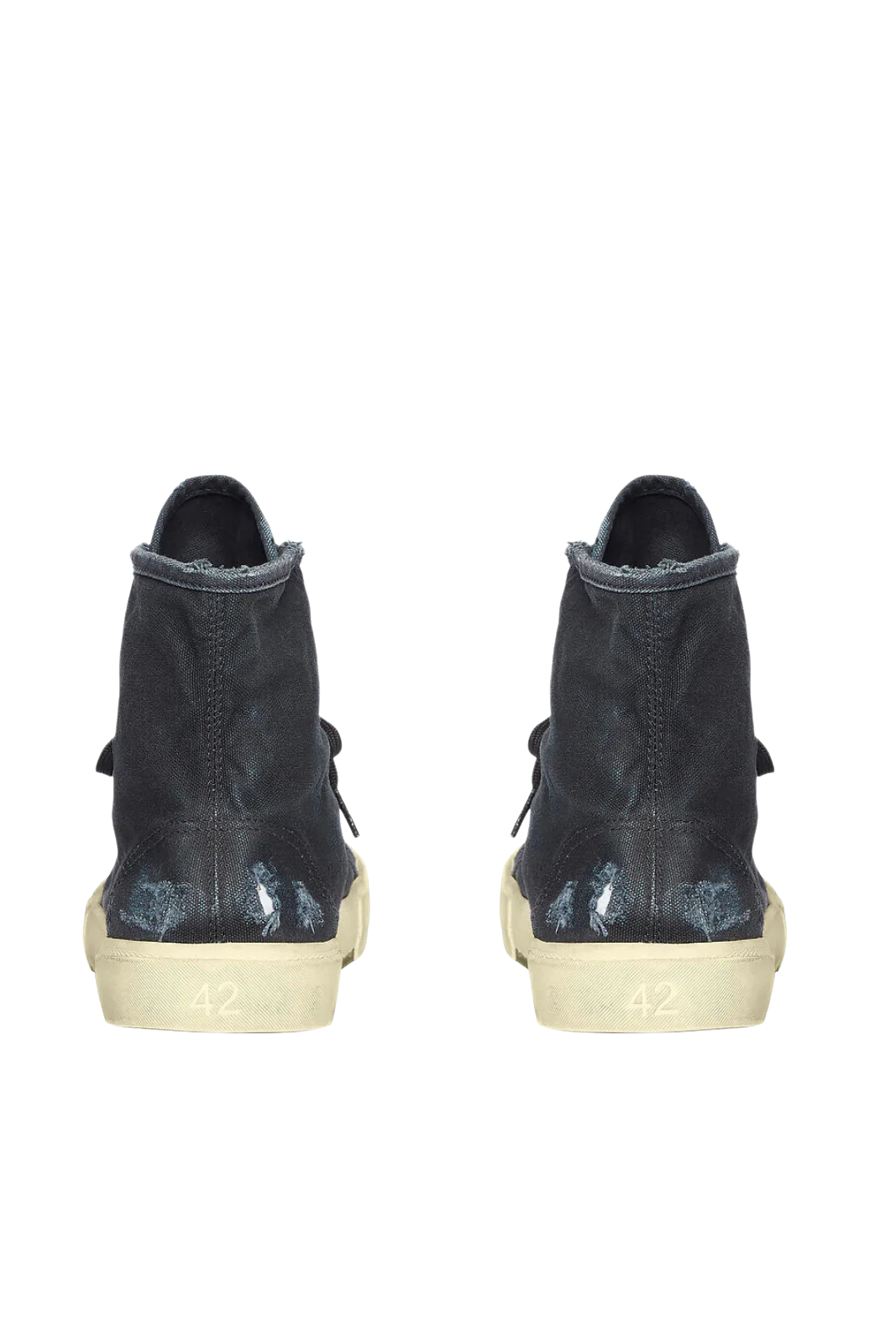 Balenciaga Paris High Destroyed - Black White Men