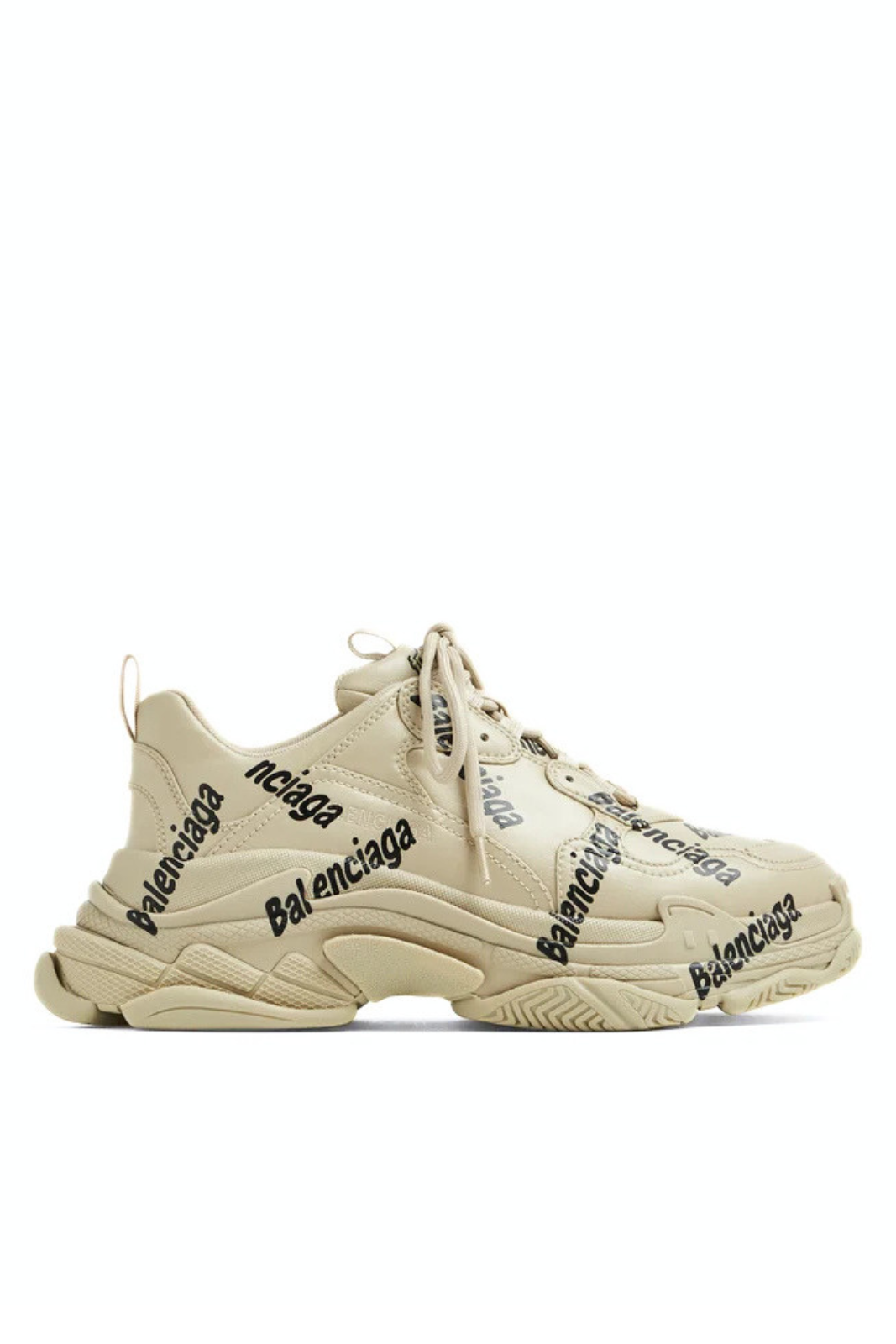 Кецове Balenciaga Triple S Sneaker „Allover Logo - White Multi“