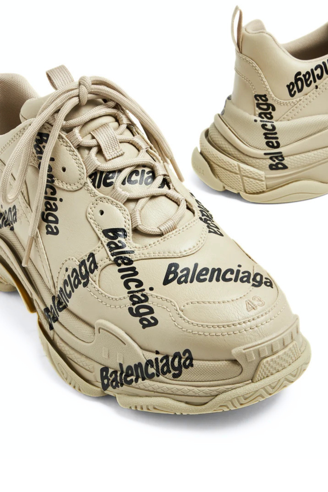 Balenciaga Triple S Logotype sneakers Beige