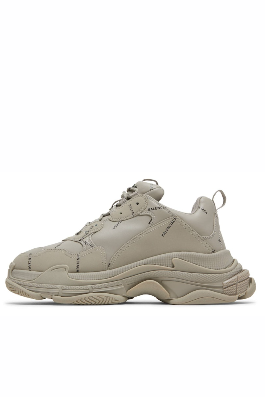 Кецове Balenciaga Triple S Sneaker „Allover Logo - White Multi“