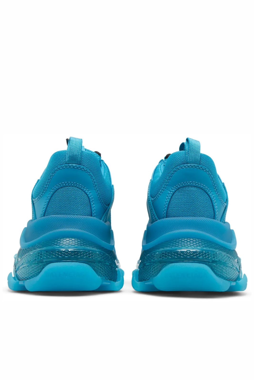 Balenciaga Triple S Clear Sole Sneakers in Blue – Men