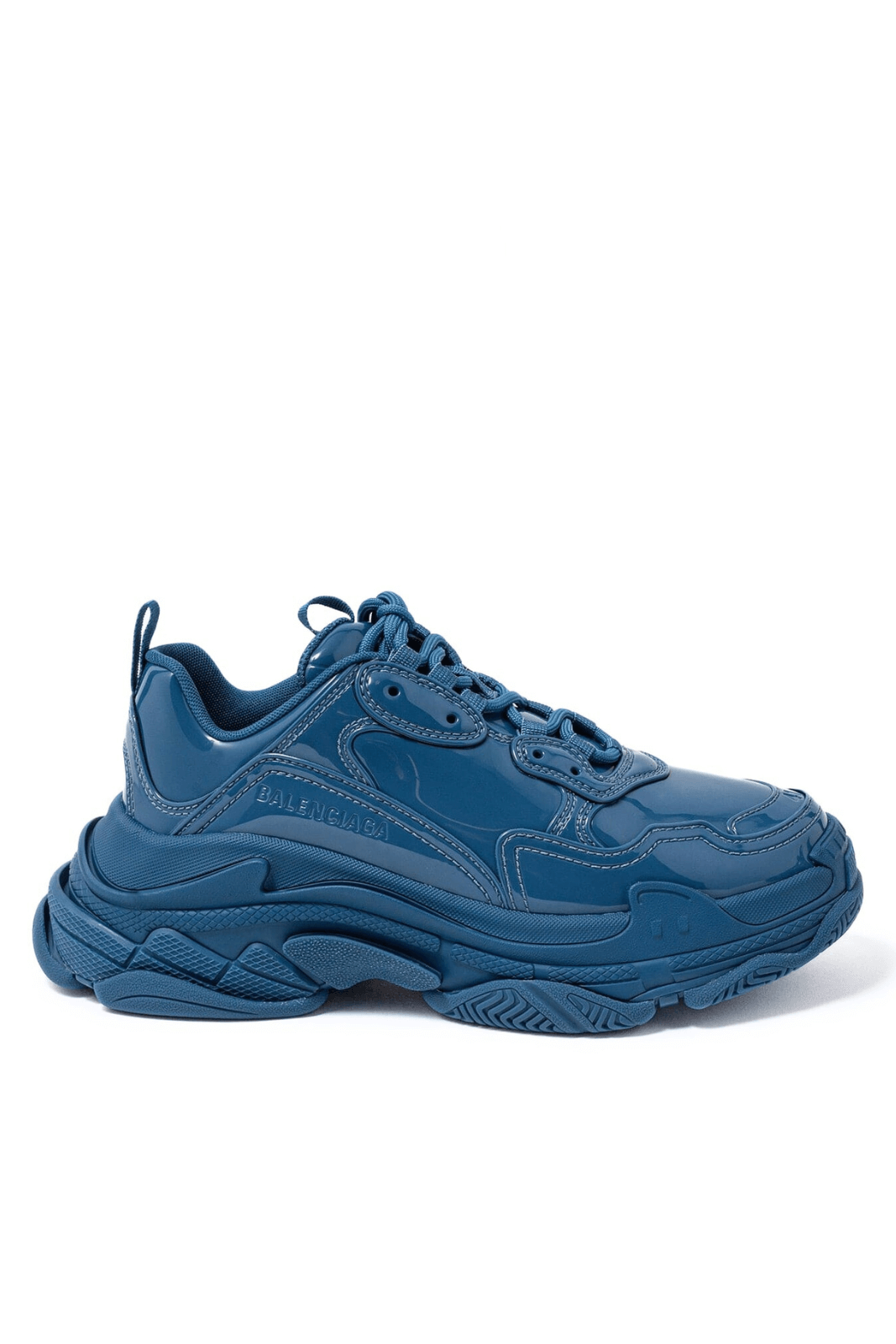Кецове Balenciaga Triple S „Гланцово сини“