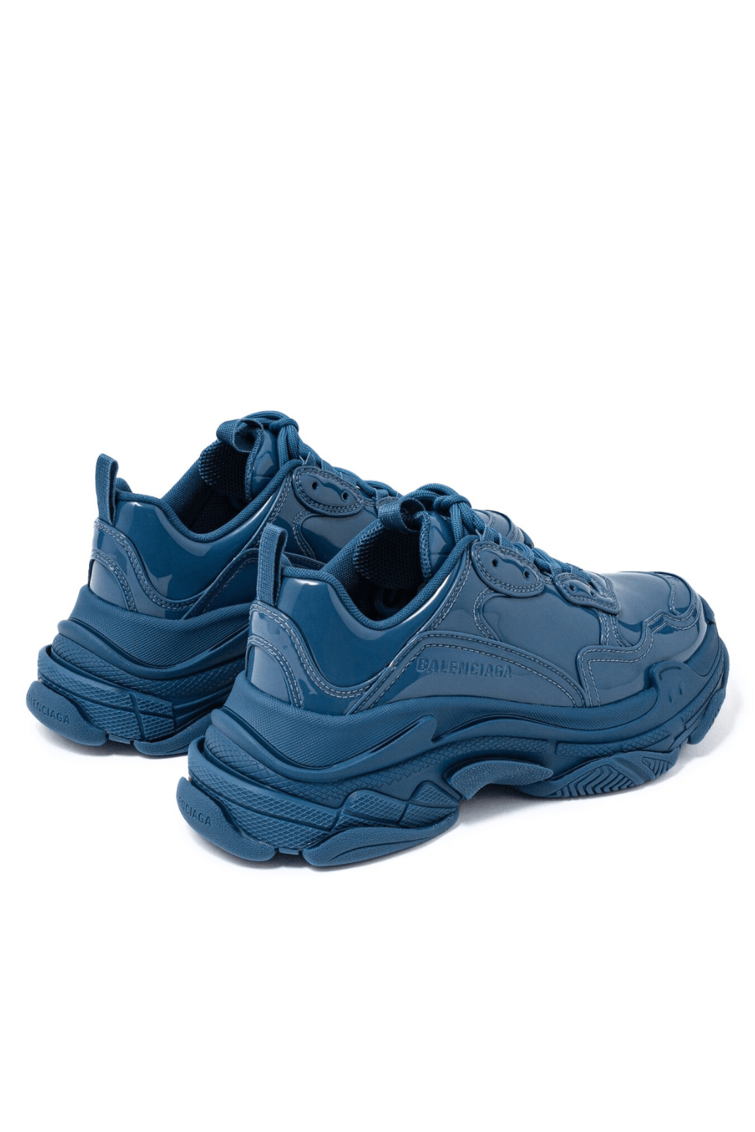 Balenciaga Triple S Men Sneakers 'Glossy Blue