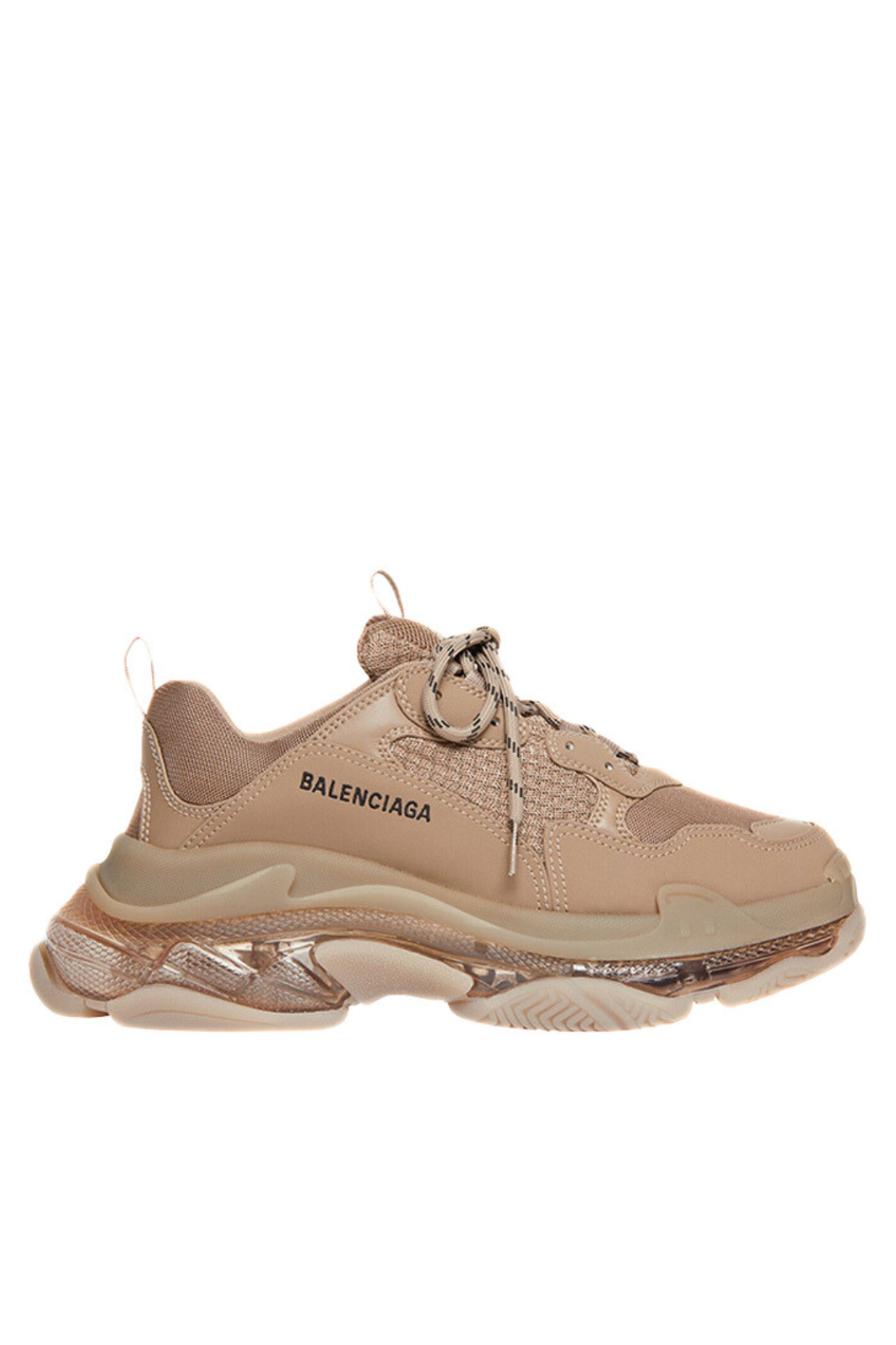 Мъжки кецове Balenciaga Triple S в светло кафяво