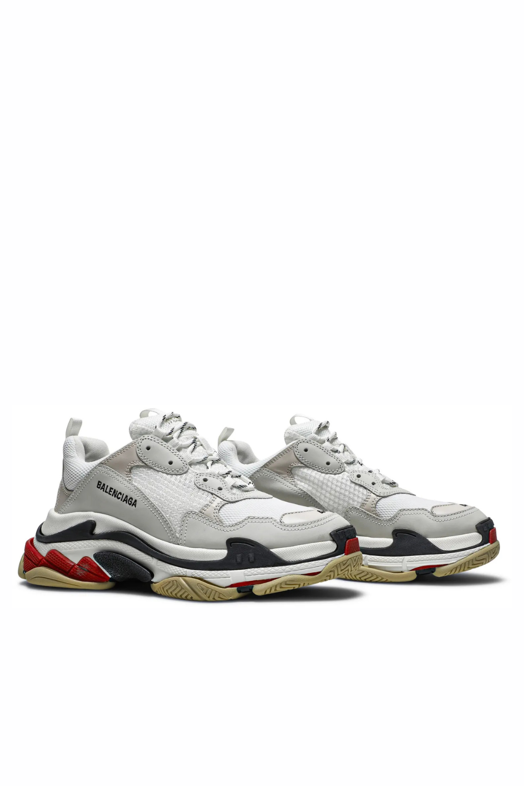 Balenciaga Triple S Sneaker White Black Red