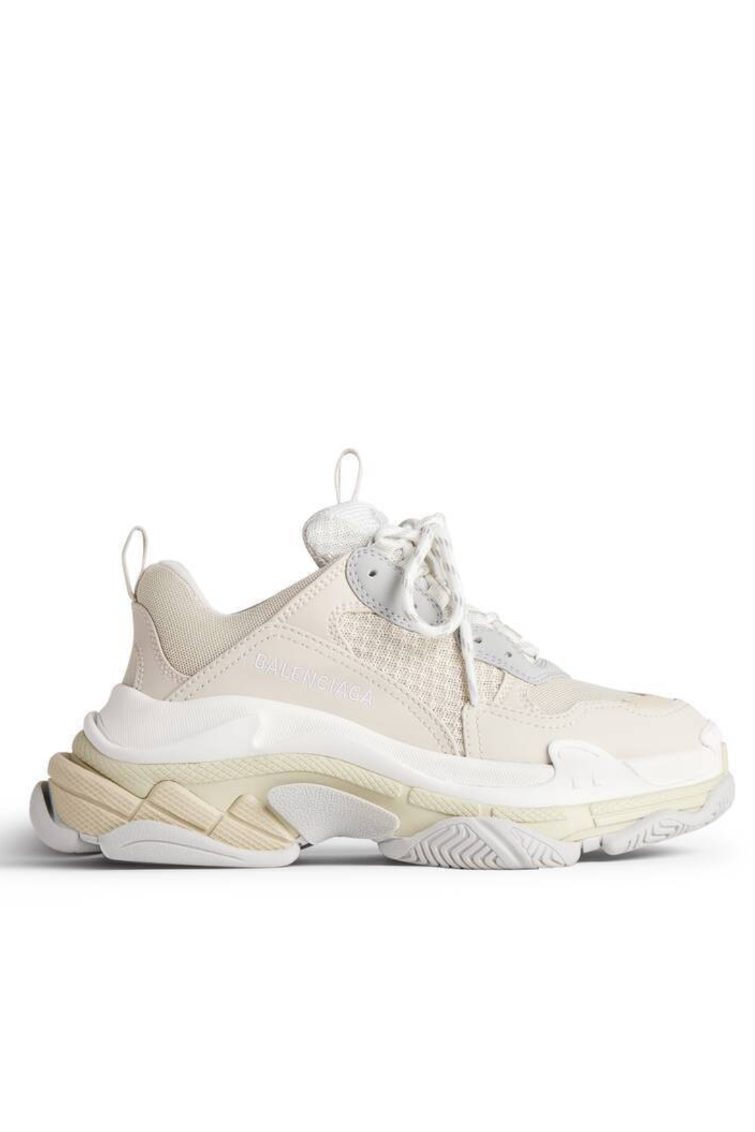 Дамски маратонки Balenciaga Triple S „Бяло сиво“
